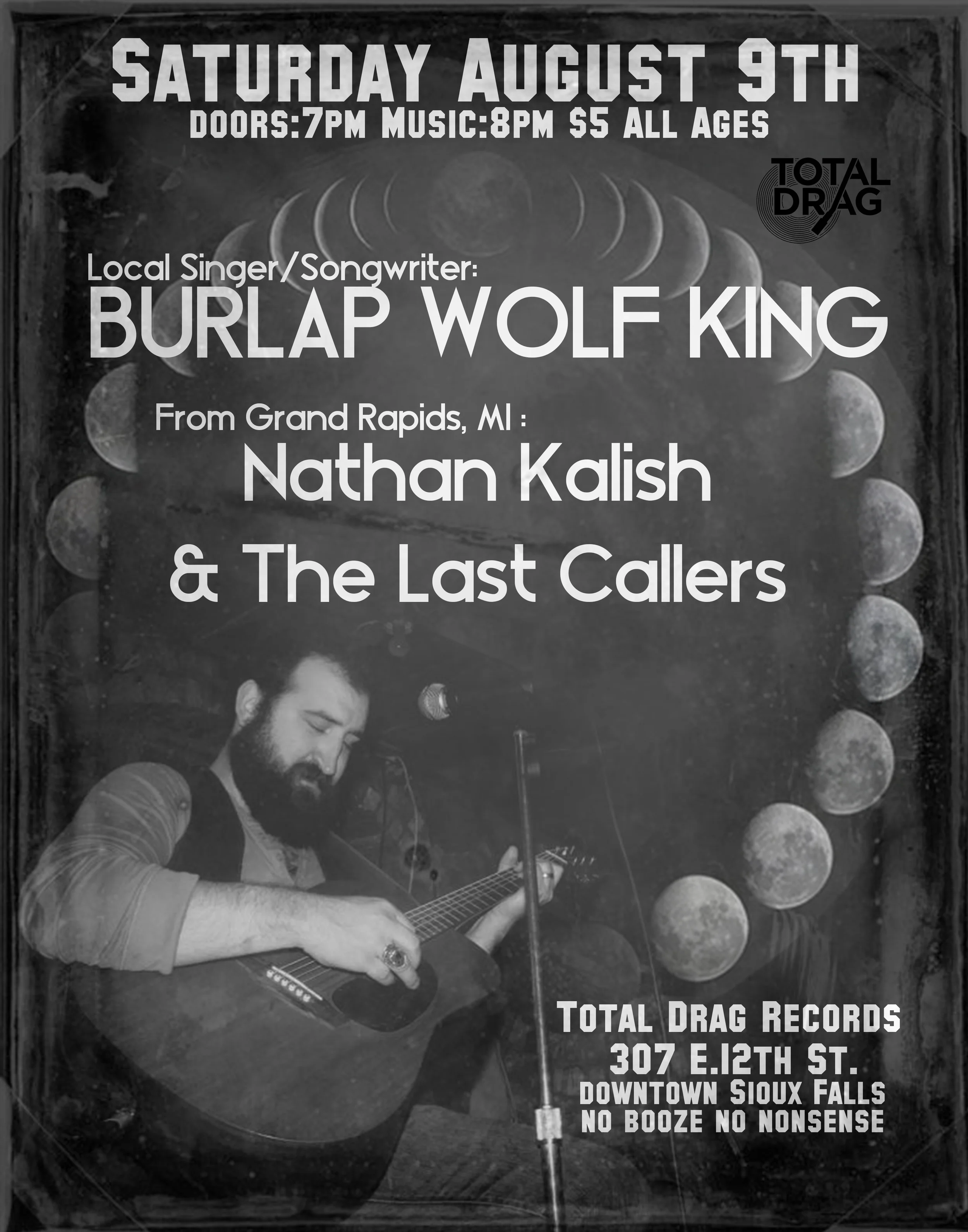 BURLAP WOLF KING W/ NATHAN KALISH & THE LAST CALLERS