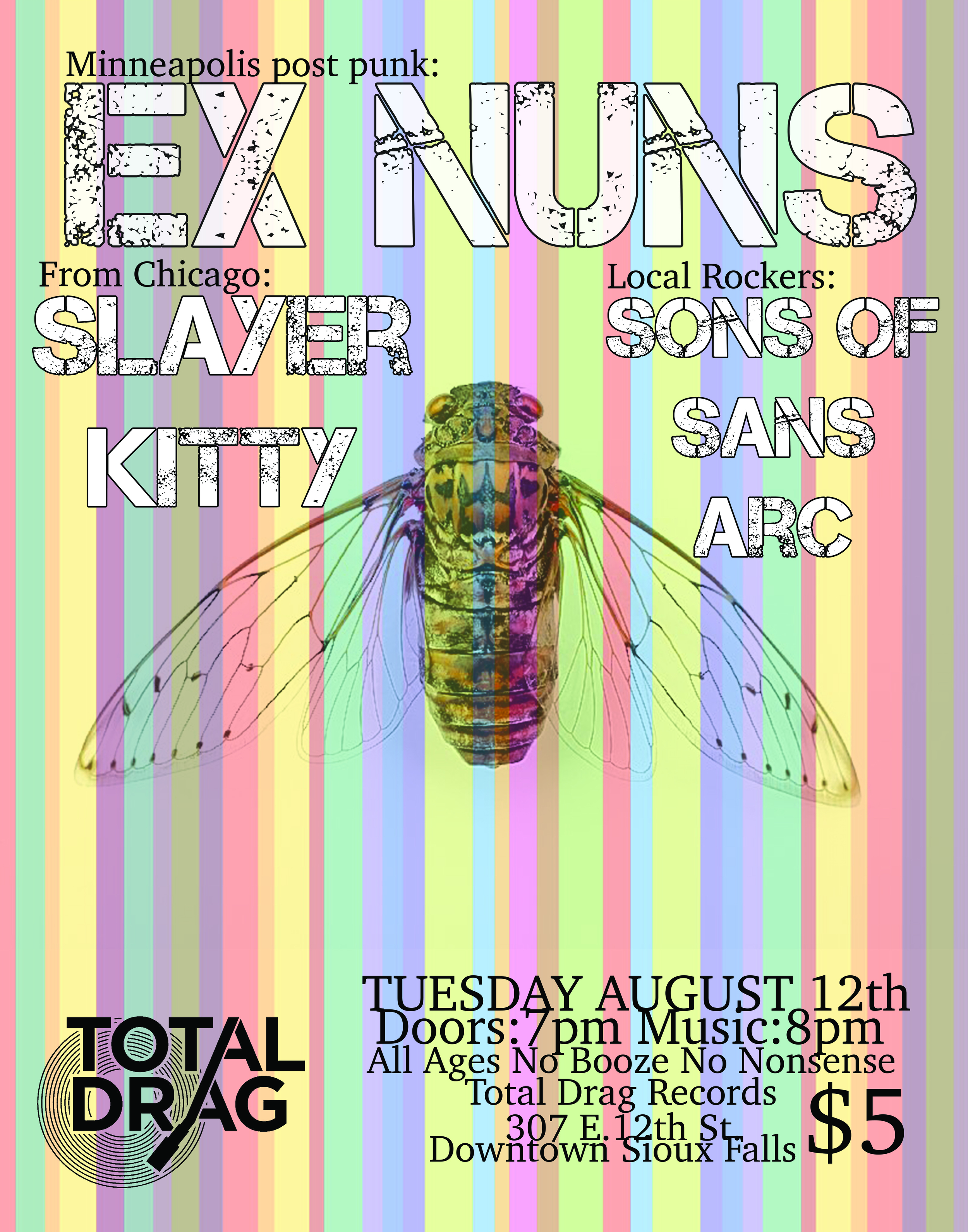 EX NUNS W/ SLAYER KITTY AND SONS OF SANS ARC LIVE AT TOTAL DRAG