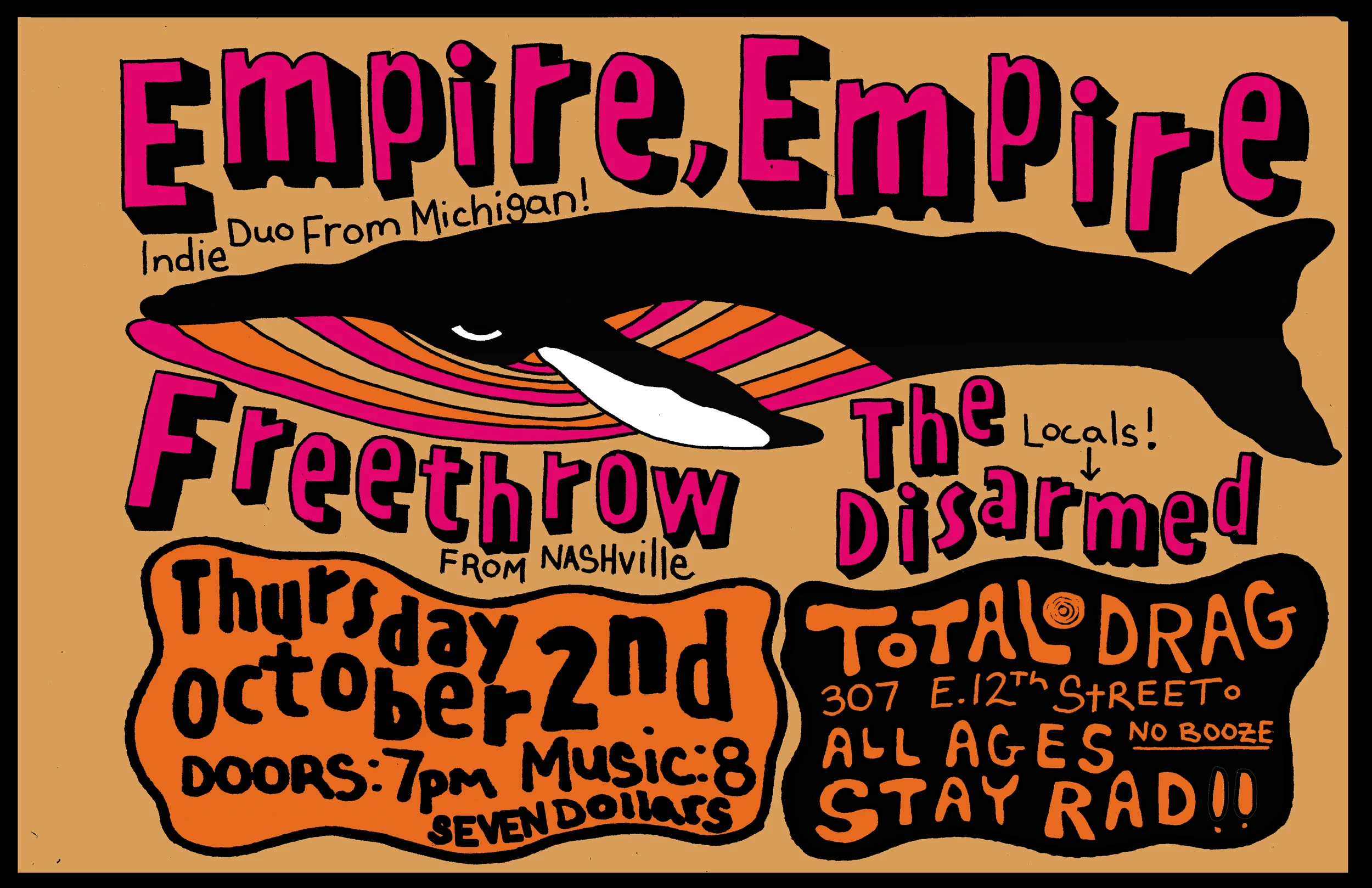 EMPIRE EMPIRE (I WAS A LONEY ESTATE) AND FREETHROW LIVE AT TOTAL DRAG