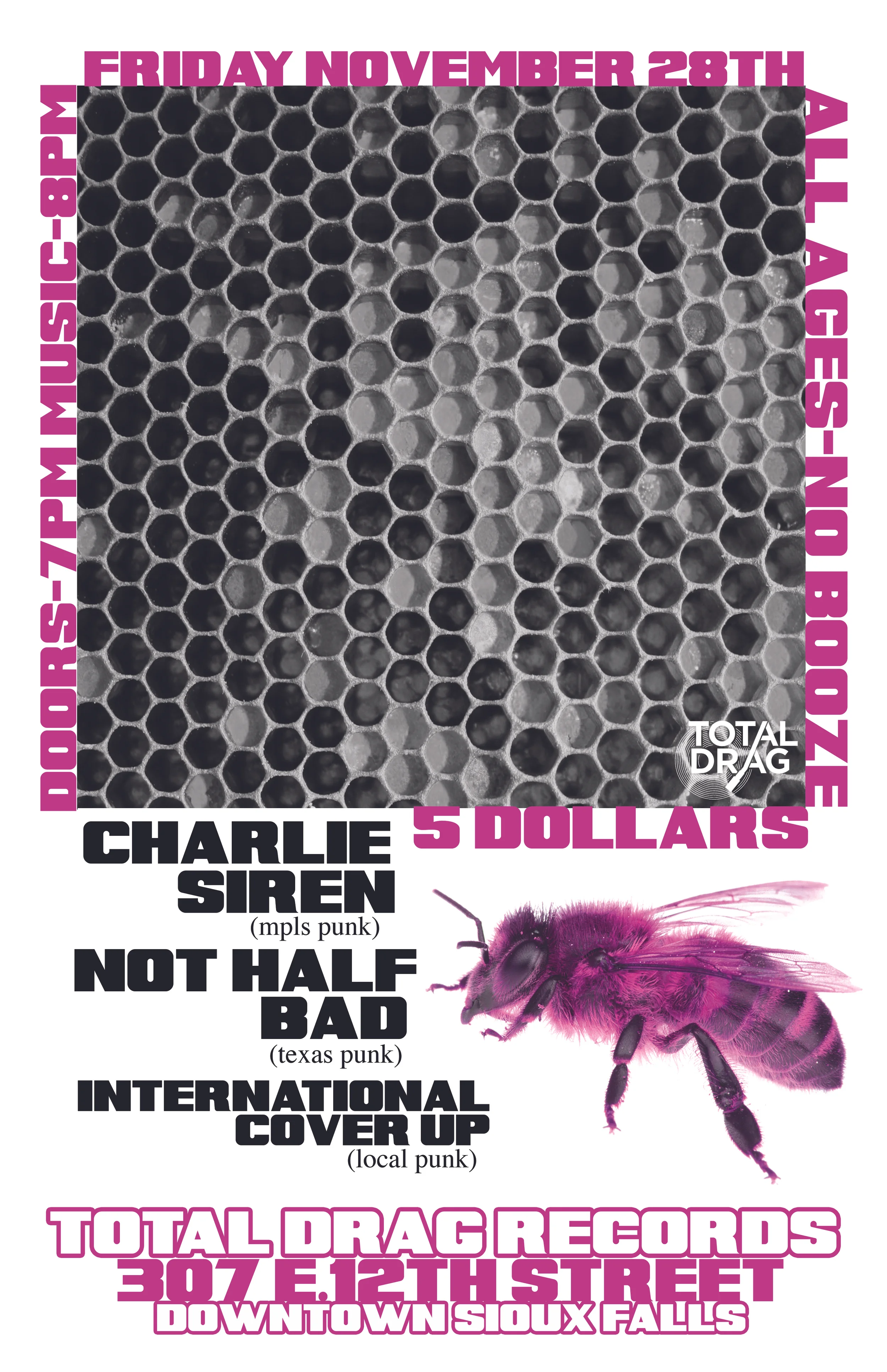 CHARLIE SIREN - NOT HALF BAD - INTERNATIONAL COVER-UP LIVE AT TOTAL DRAG!!