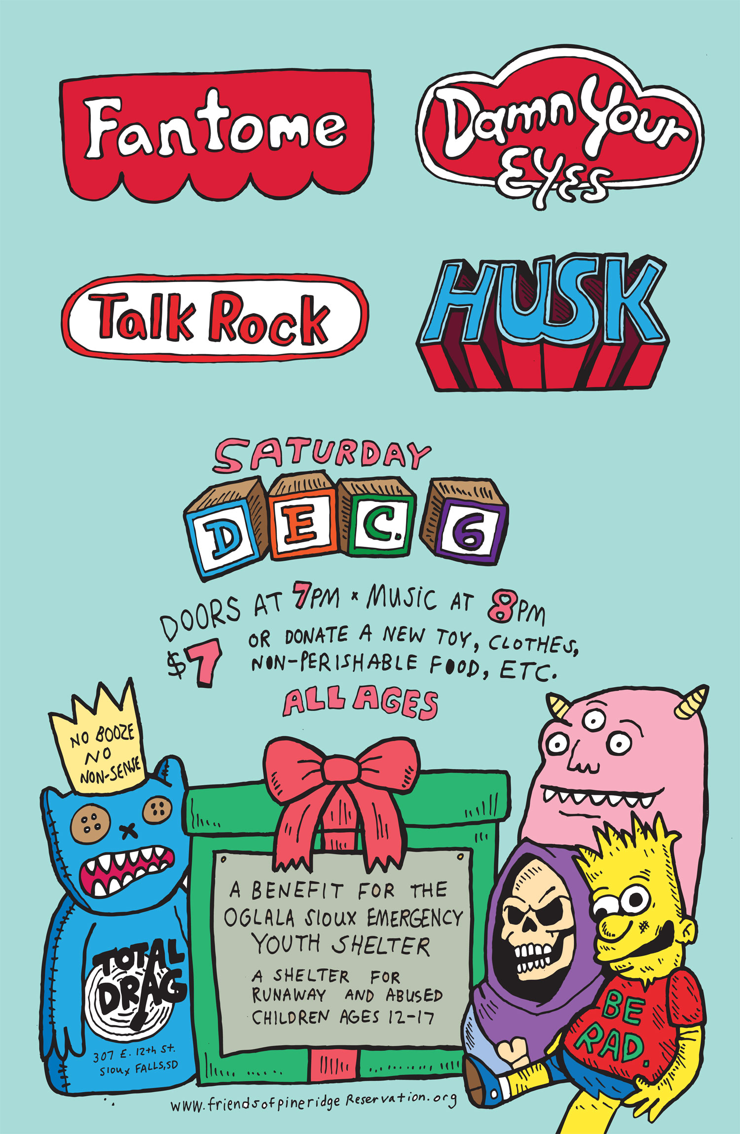 FANTOME - TALK ROCK - DAMN YOUR EYES - HUSK LIVE AT TOTAL DRAG