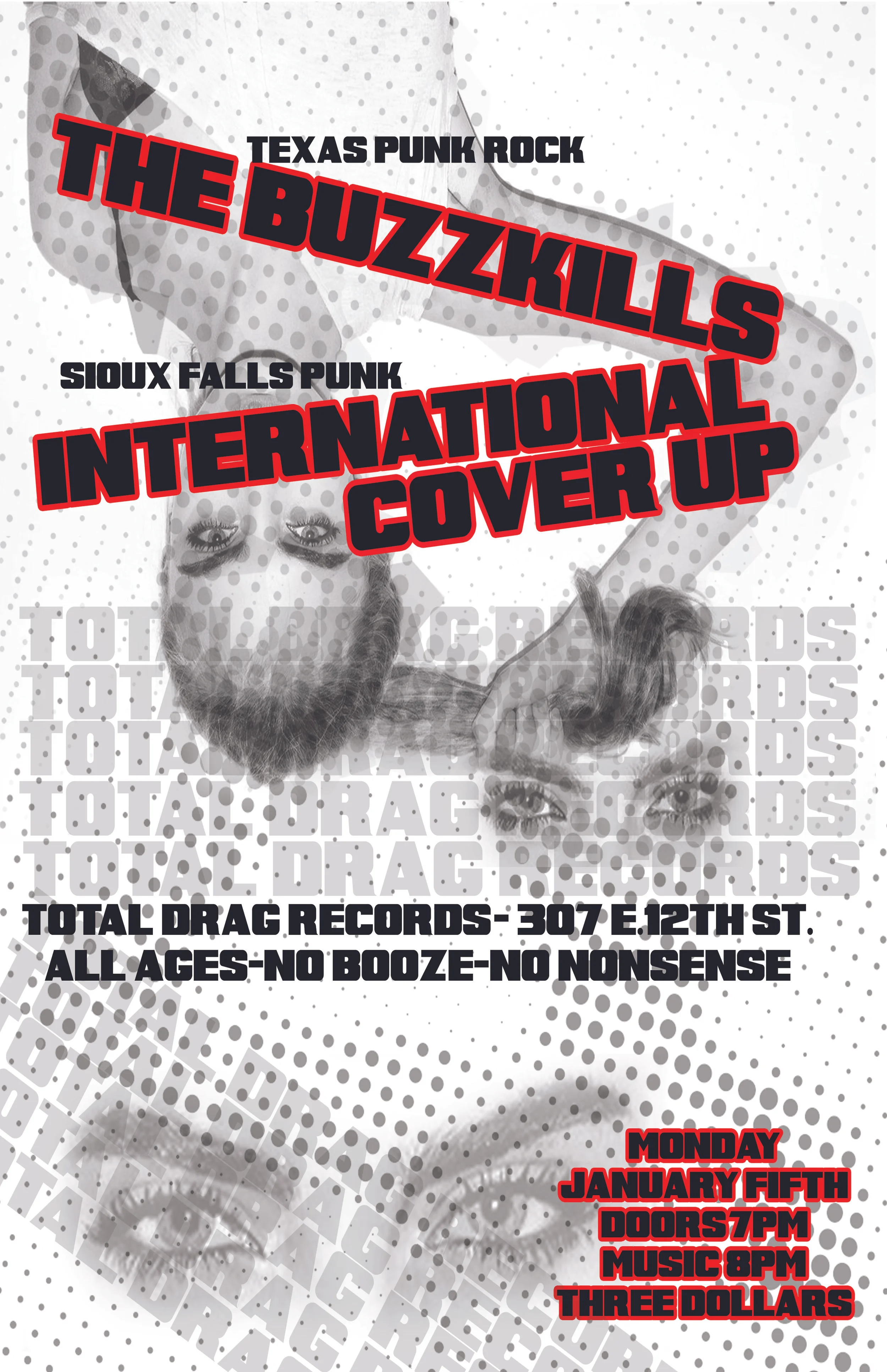 THE BUZZKILLS AND INTERNATIONAL COVER UP LIVE AT TOTAL DRAG