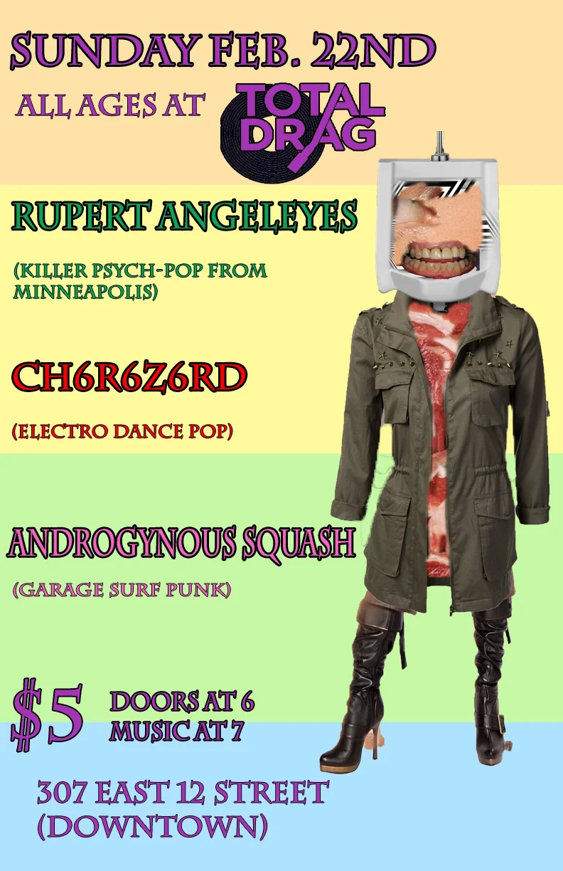 RUPERT ANGELEYES - CH6R6Z6RD - ANDROGYNOUS SQUASH