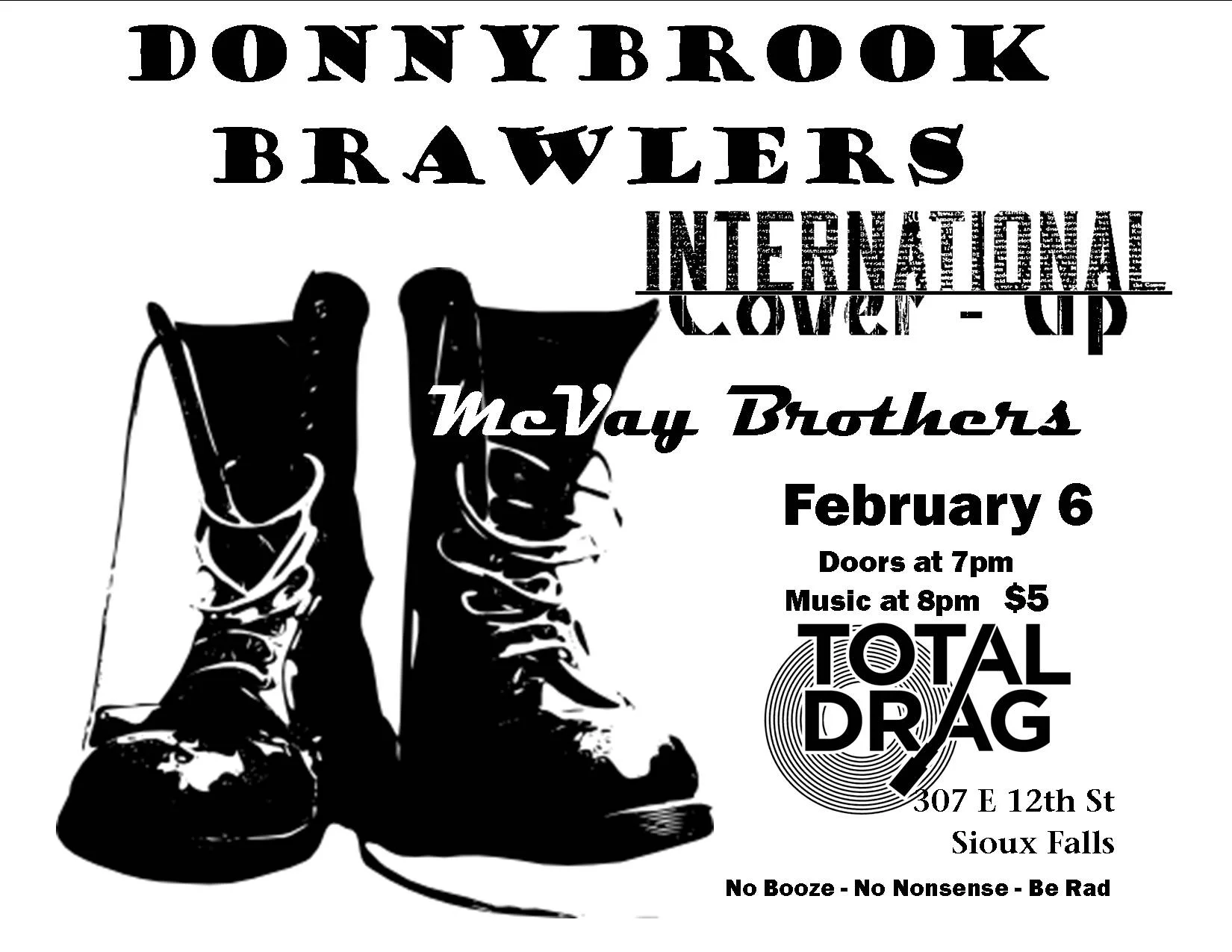 DONNYBROOK BRAWLERS - INTERNATIONAL COVER UP - McVAY BROTHERS