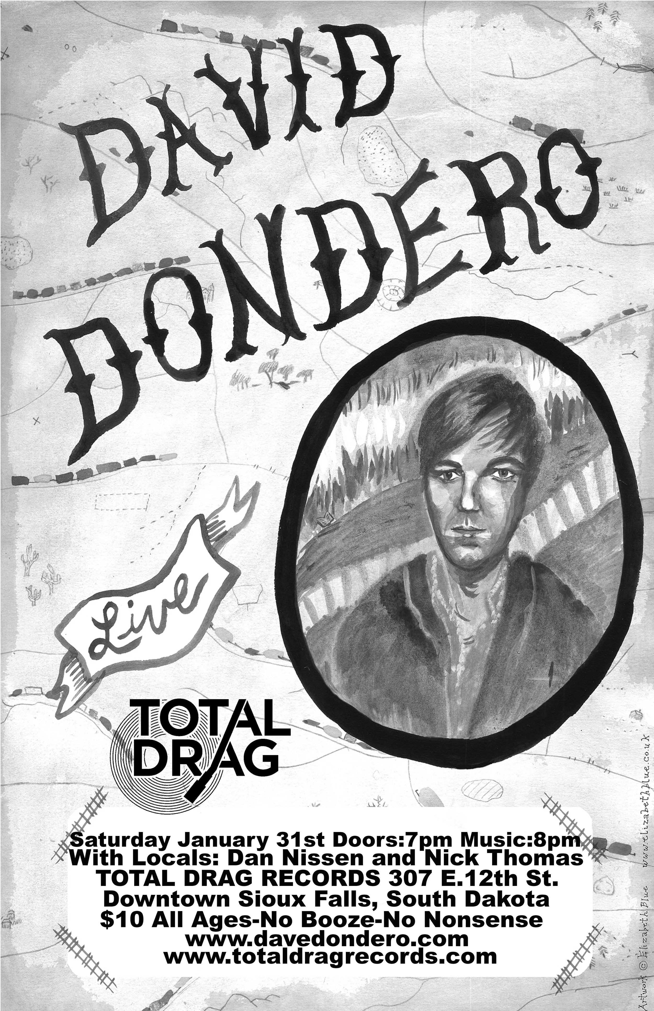 DAVID DONDERO LIVE AT TOTAL DRAG W/ NICK THOMAS AND DAN NISSEN