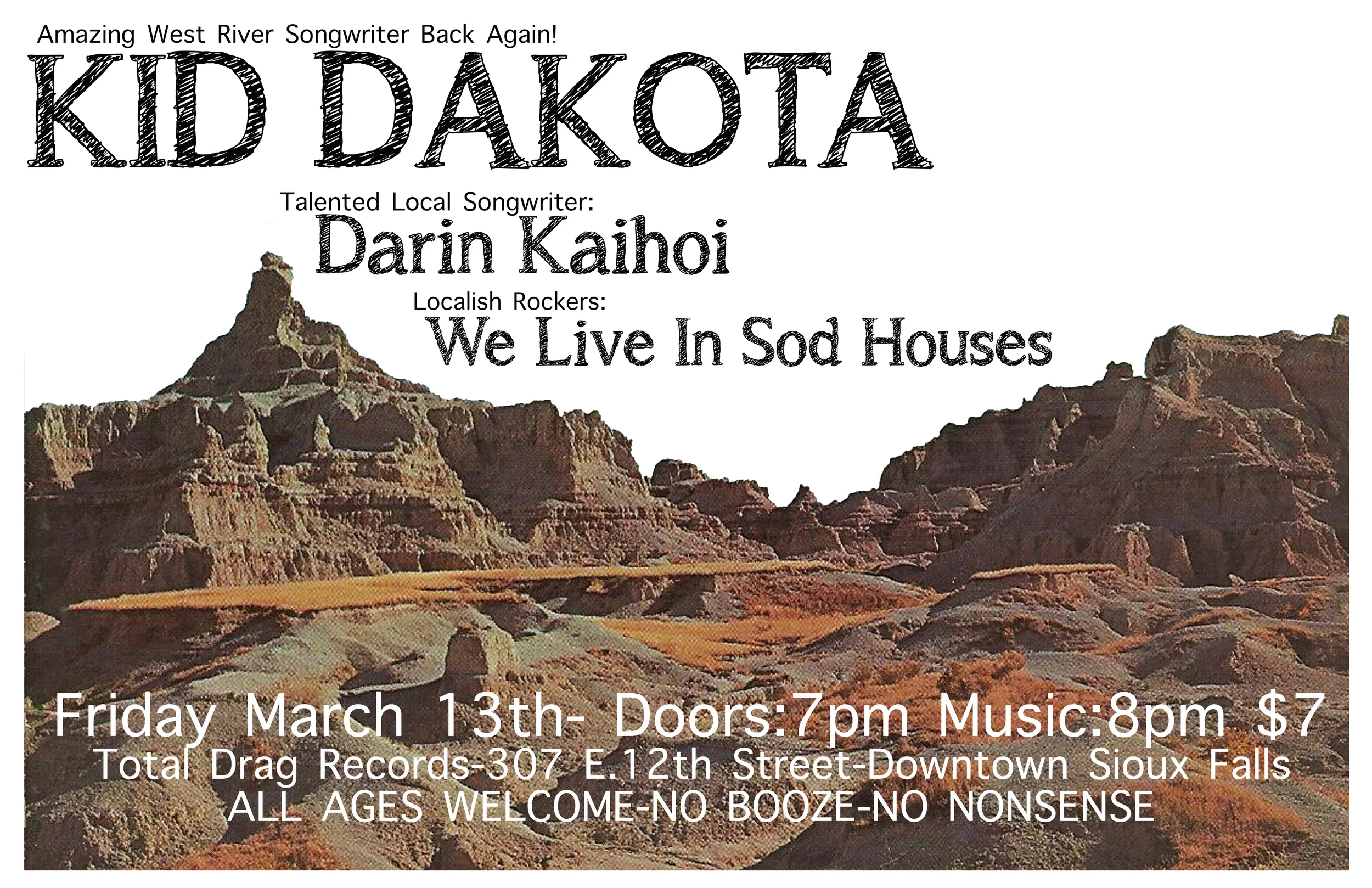 KID DAKOTA RETURNS TO TOTAL DRAG MARCH 13TH!!