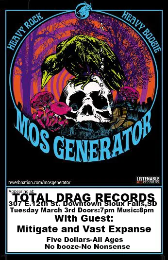 MOS GENERATOR - MITIGATE - VAST EXPANSE LIVE AT TOTAL DRAG