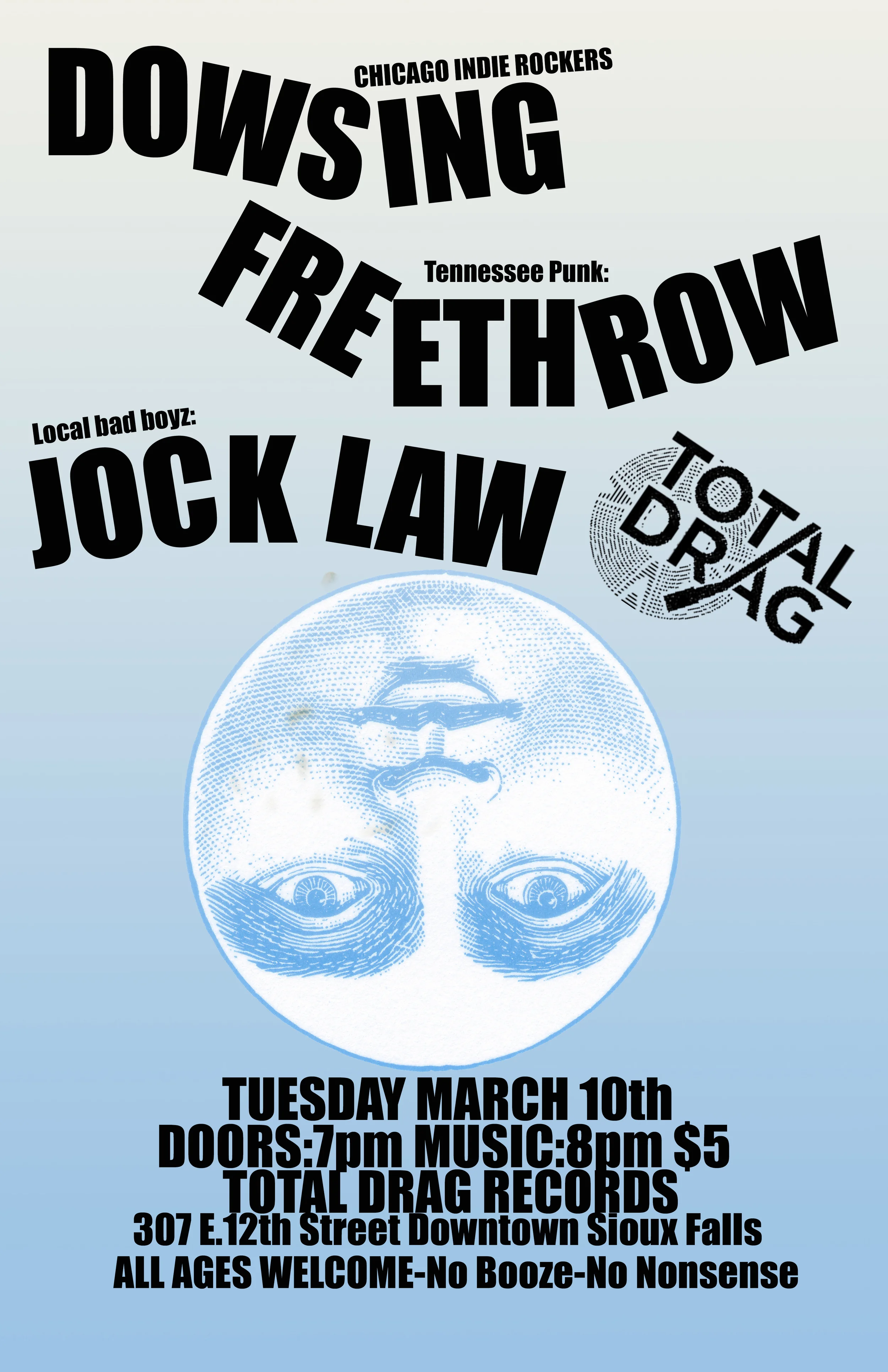 DOWSING - FREE THROW - JOCK LAW - PAPERTOWNS - KEEPER - LIVE AT TOTAL DRAG