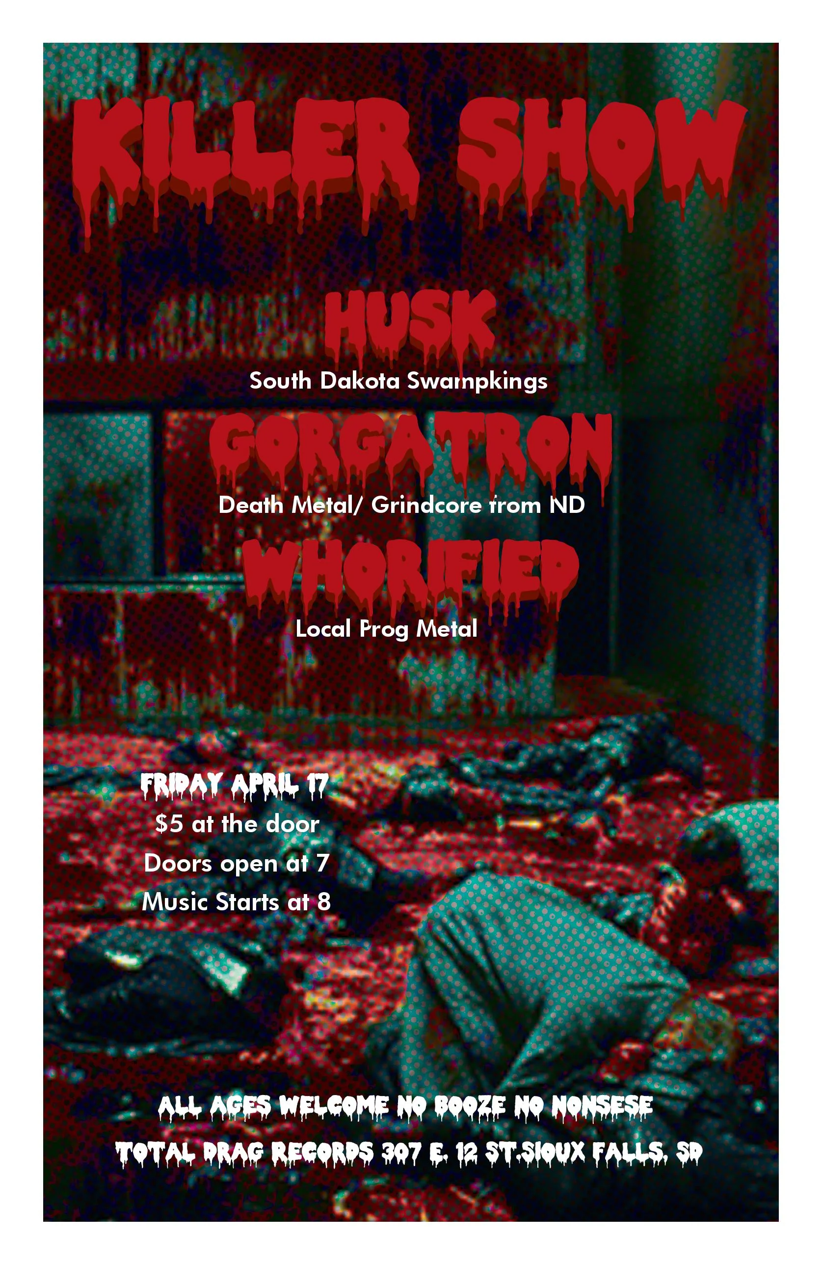 HUSK - GORGATRON - WHORIFIED - LIVE AT TOTAL DRAG