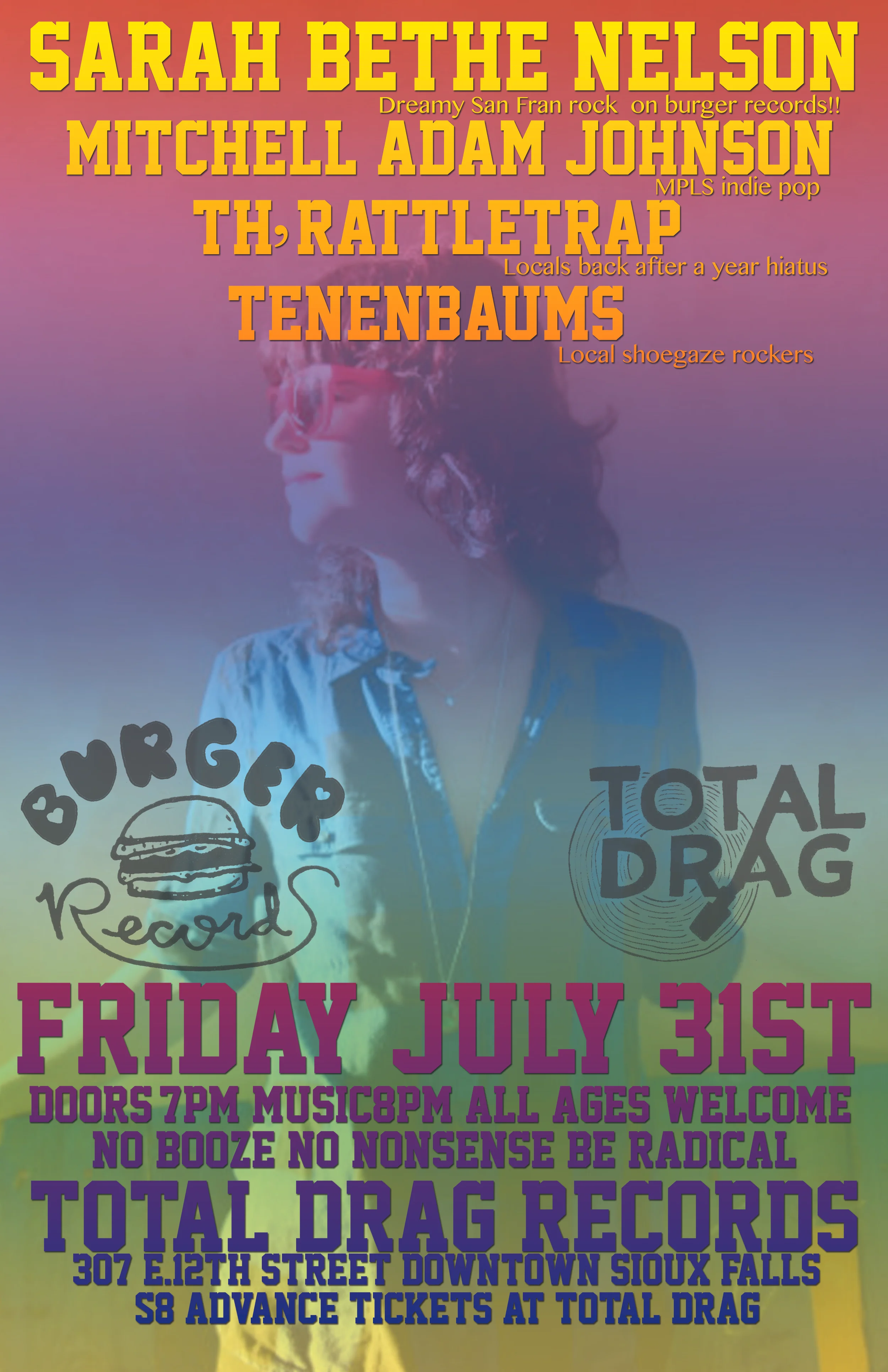 SARAH BETHE NELSON (Burger Records) LIVE AT TOTAL DRAG!!