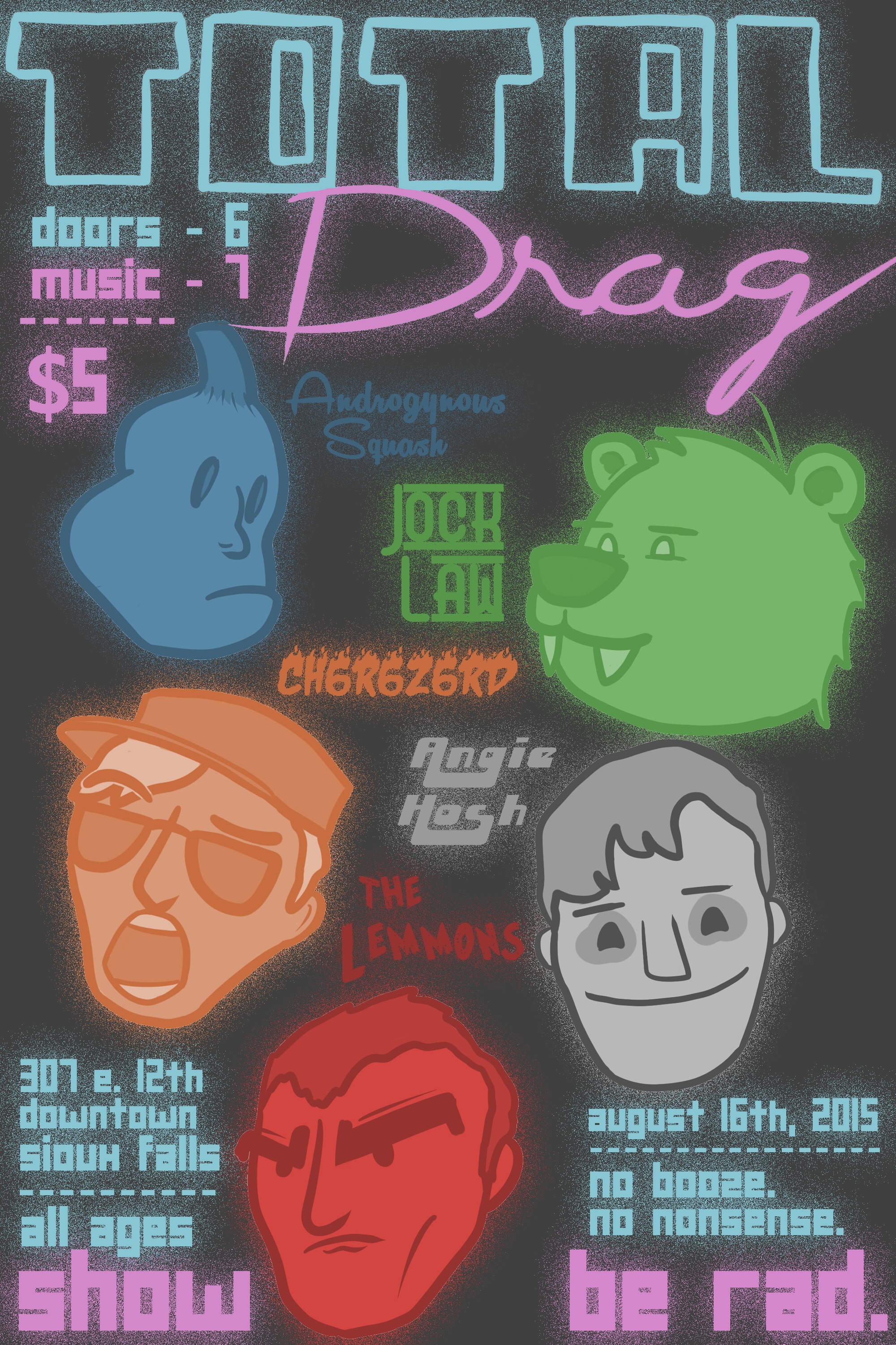 ANDROGYNOUS SQUASH "LAST SHOW"!!