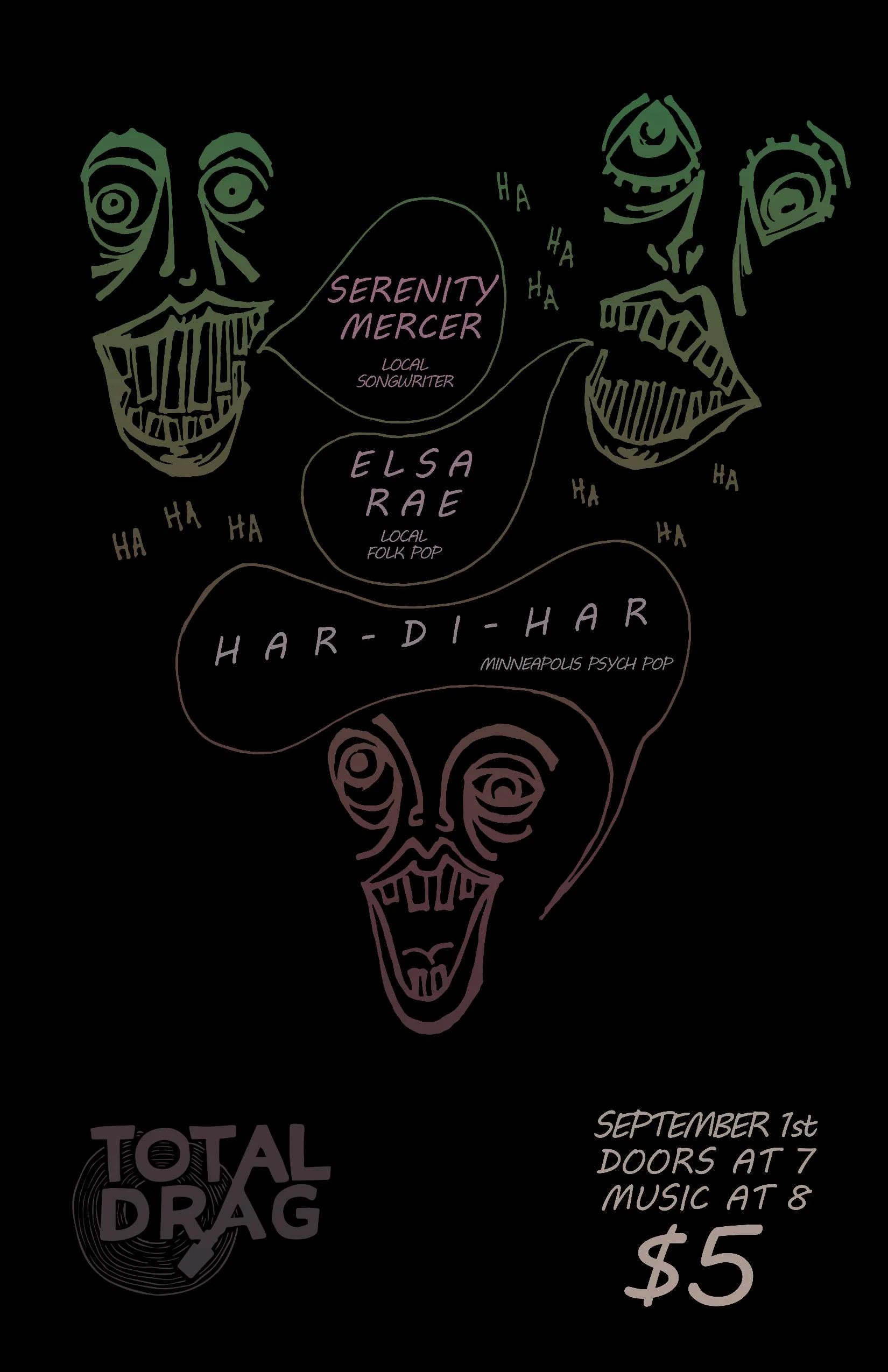 HAR-DI-HAR RETURNS TO TOTAL DRAG SEPTEMBER 1ST!!