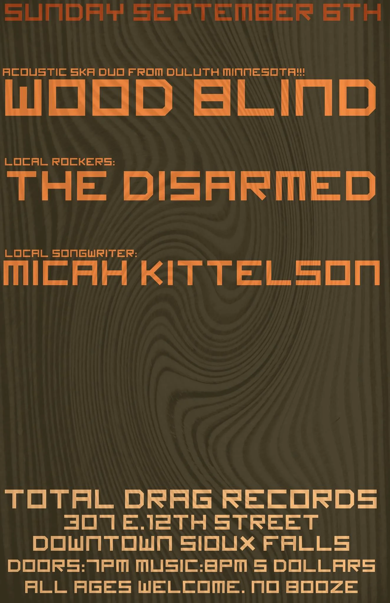 WOOD BLIND LIVE AT TOTAL DRAG!