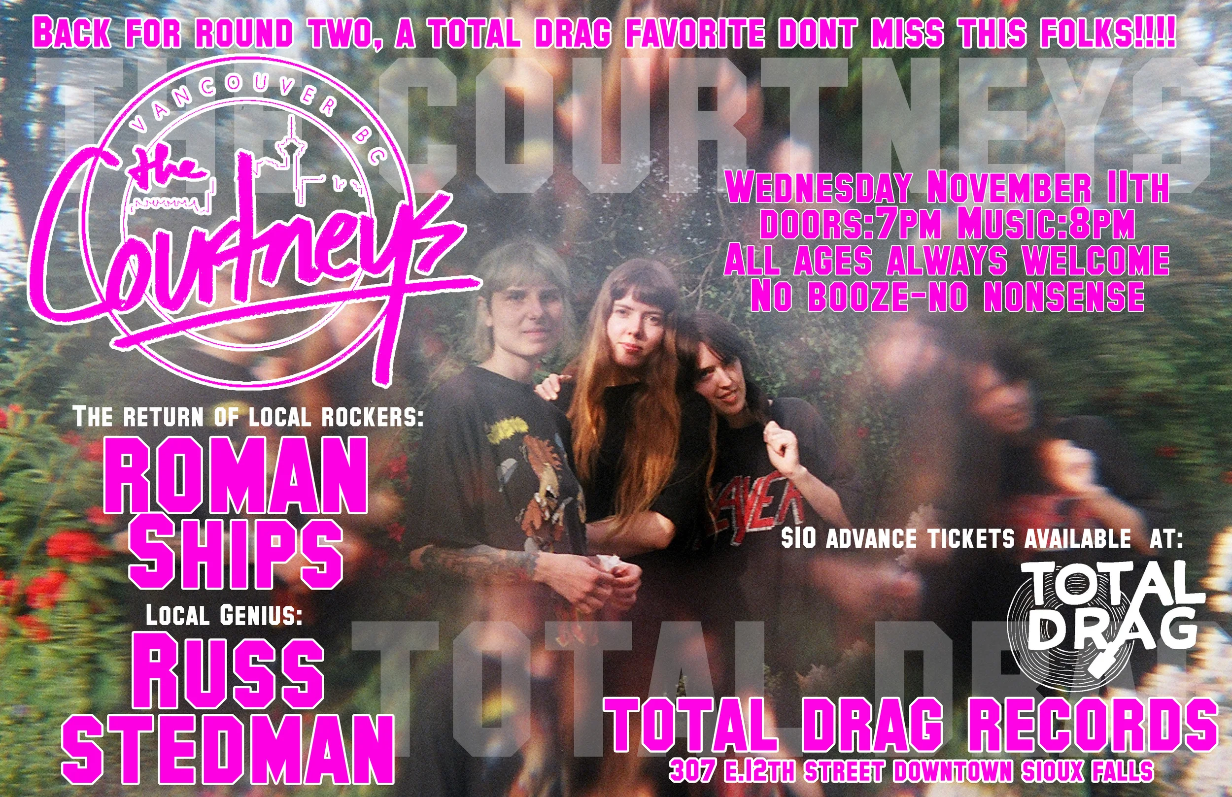 THE COURTNEYS RETURN TO TOTAL DRAG THIS WEDNESDAY!!!