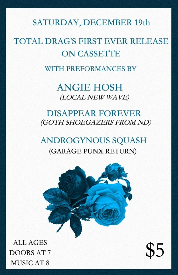 ANGIE HOSH - DISAPPEAR FOREVER SPLIT CASSETTE RELEASE SHOW!!