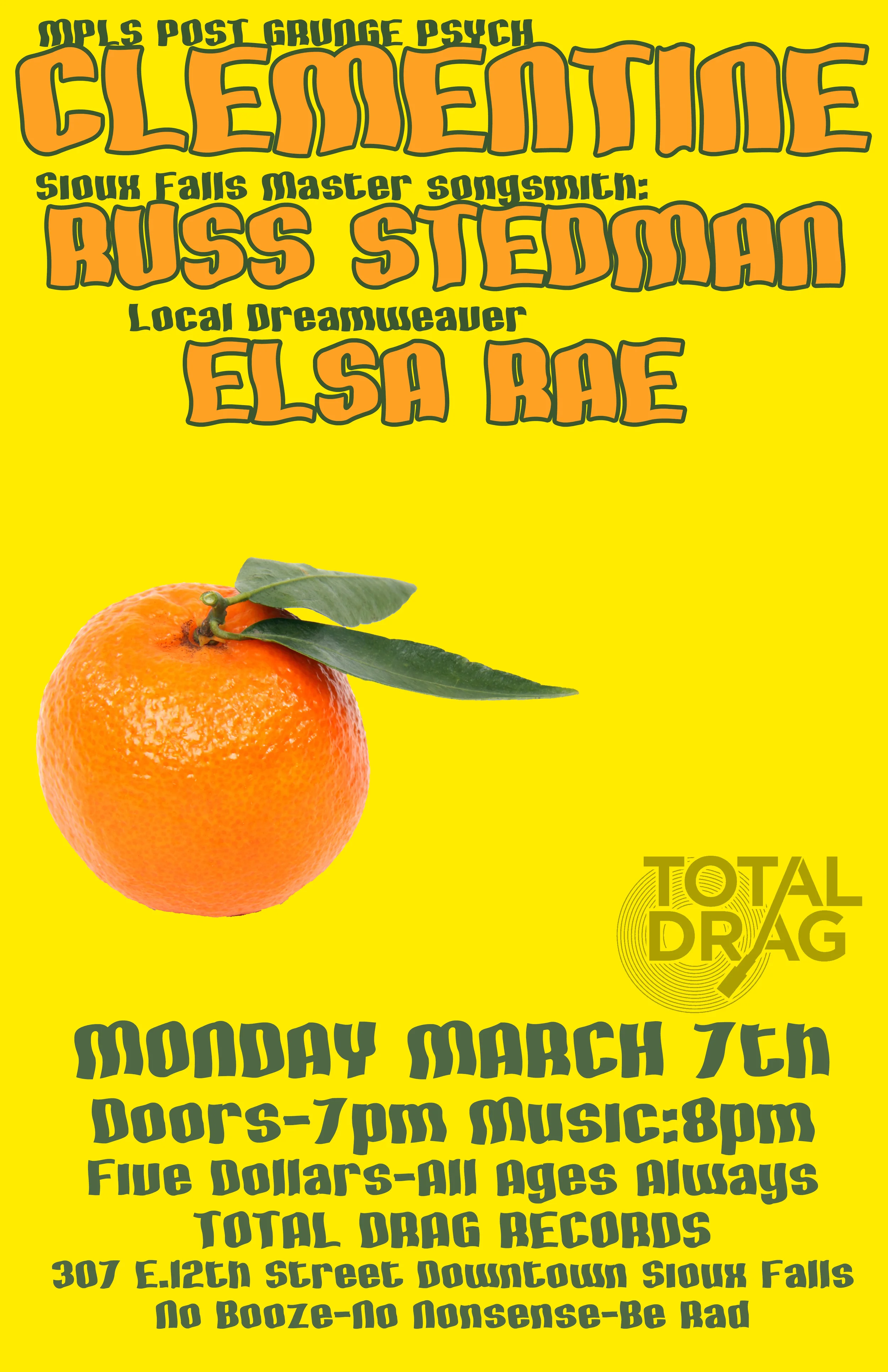 CLEMENTINE - RUSS STEDMAN - ELSA RAE