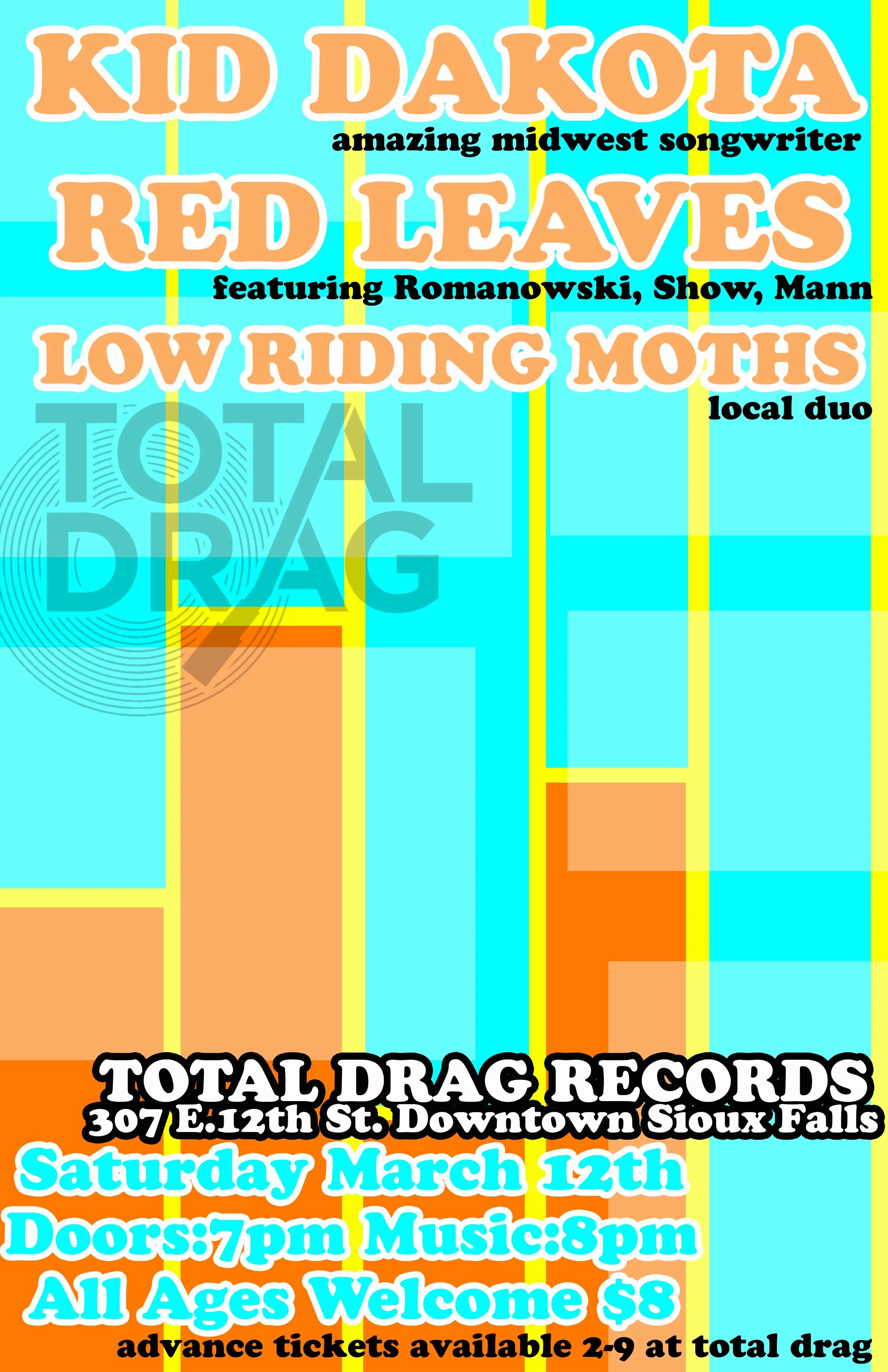 KID DAKOTA RETURNS TO TOTAL DRAG MARCH 12TH!!