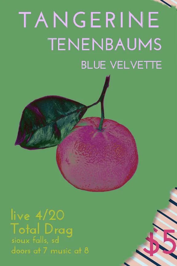 TANGERINE - TENENBAUMS - BLUE VELVETTE