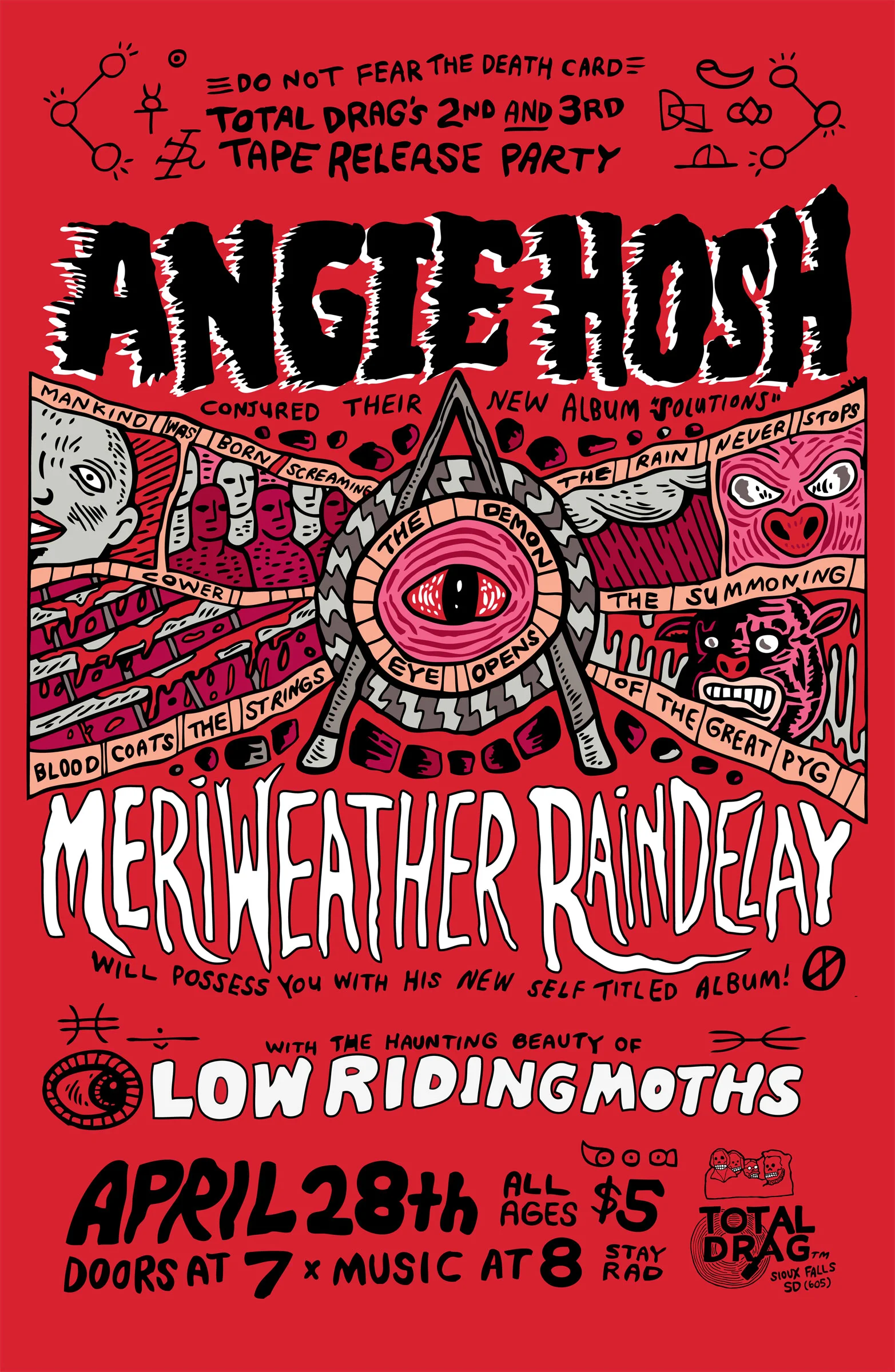 ANGIE HOSH & MERIWETHER RAINDELAY 2X TAPE RELEASE ON TOTAL DRAG RECORDS!