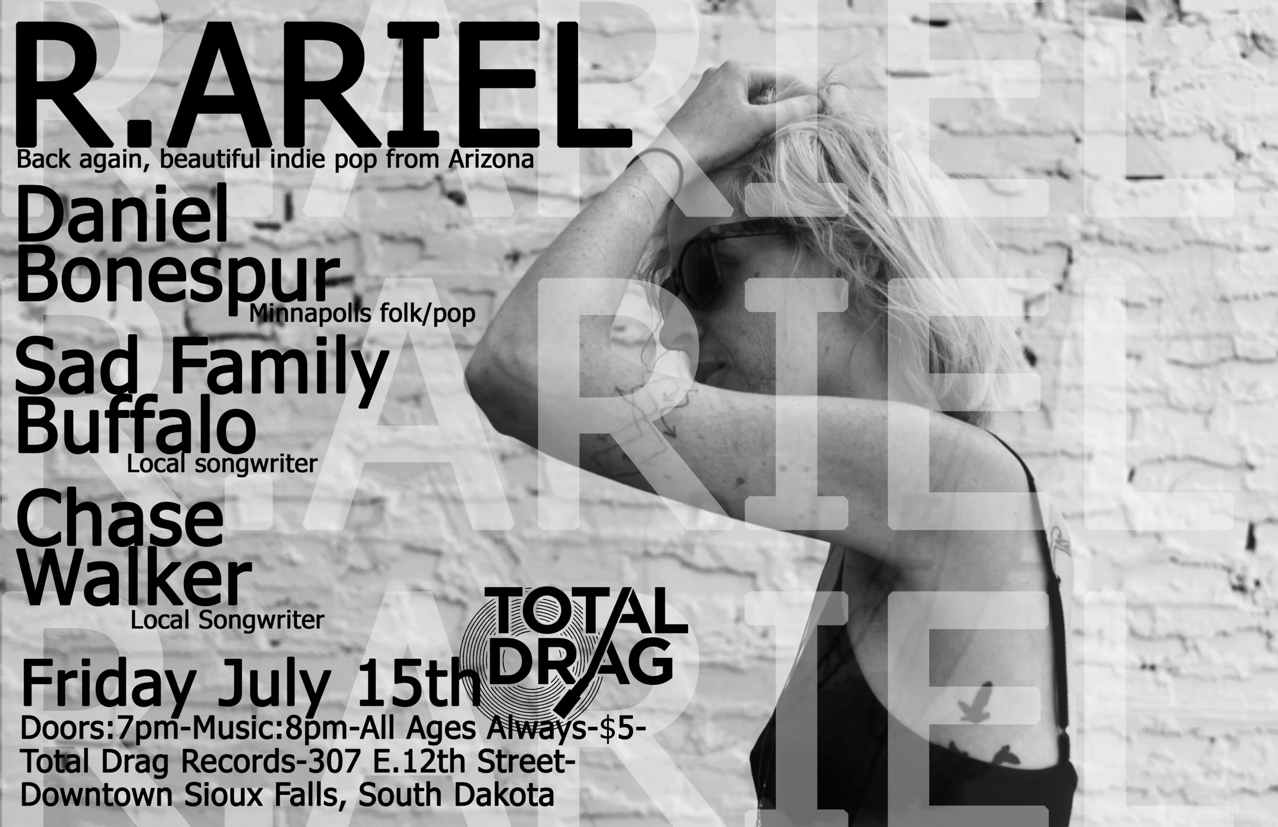 R. ARIEL RETURNS TO TOTAL DRAG!!