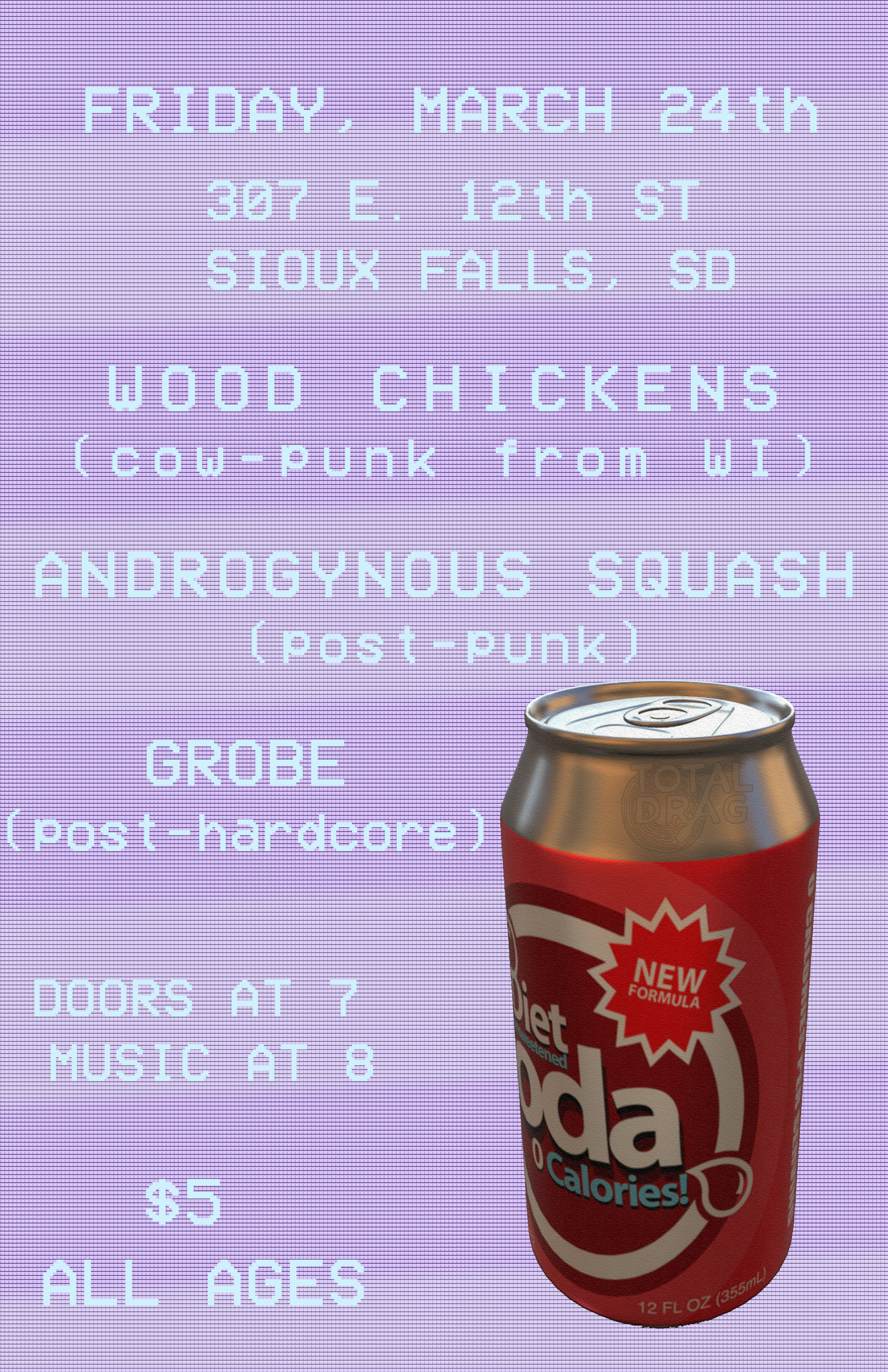 WOOD CHICKENS - ANDROGYNOUS SQUASH - GROBE