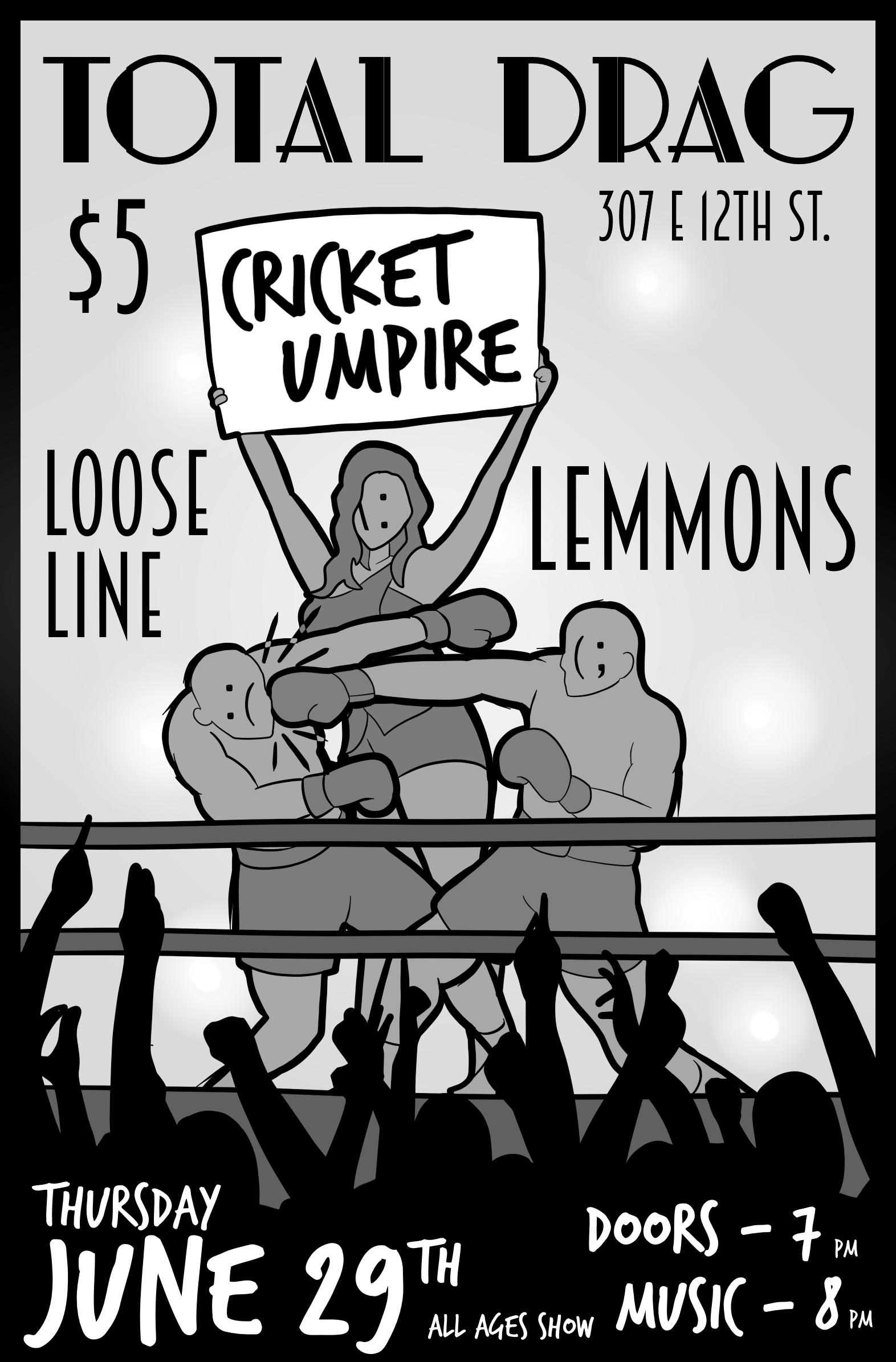 CRICKET UMPIRE - LOOSE LINE - LEMMONS