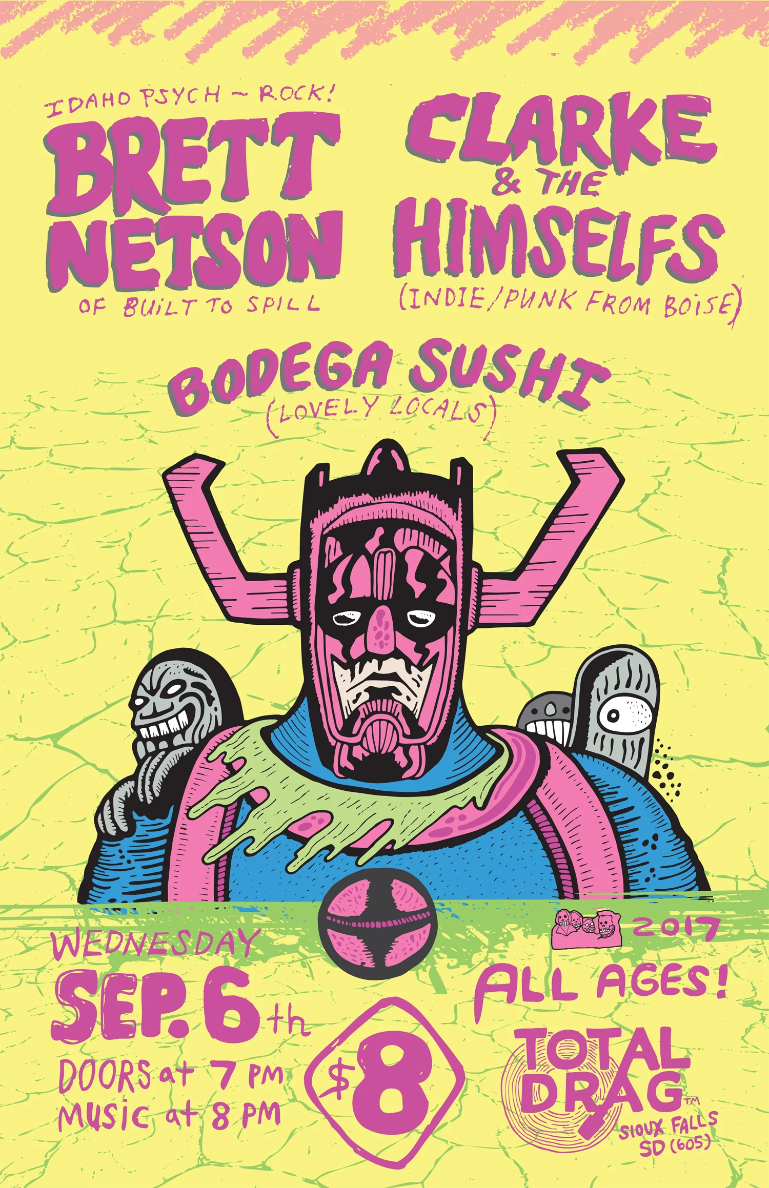 BRETT NETSON - CLARKE AND THE HIMSELFS - BODEGA SUSHI LIVE!