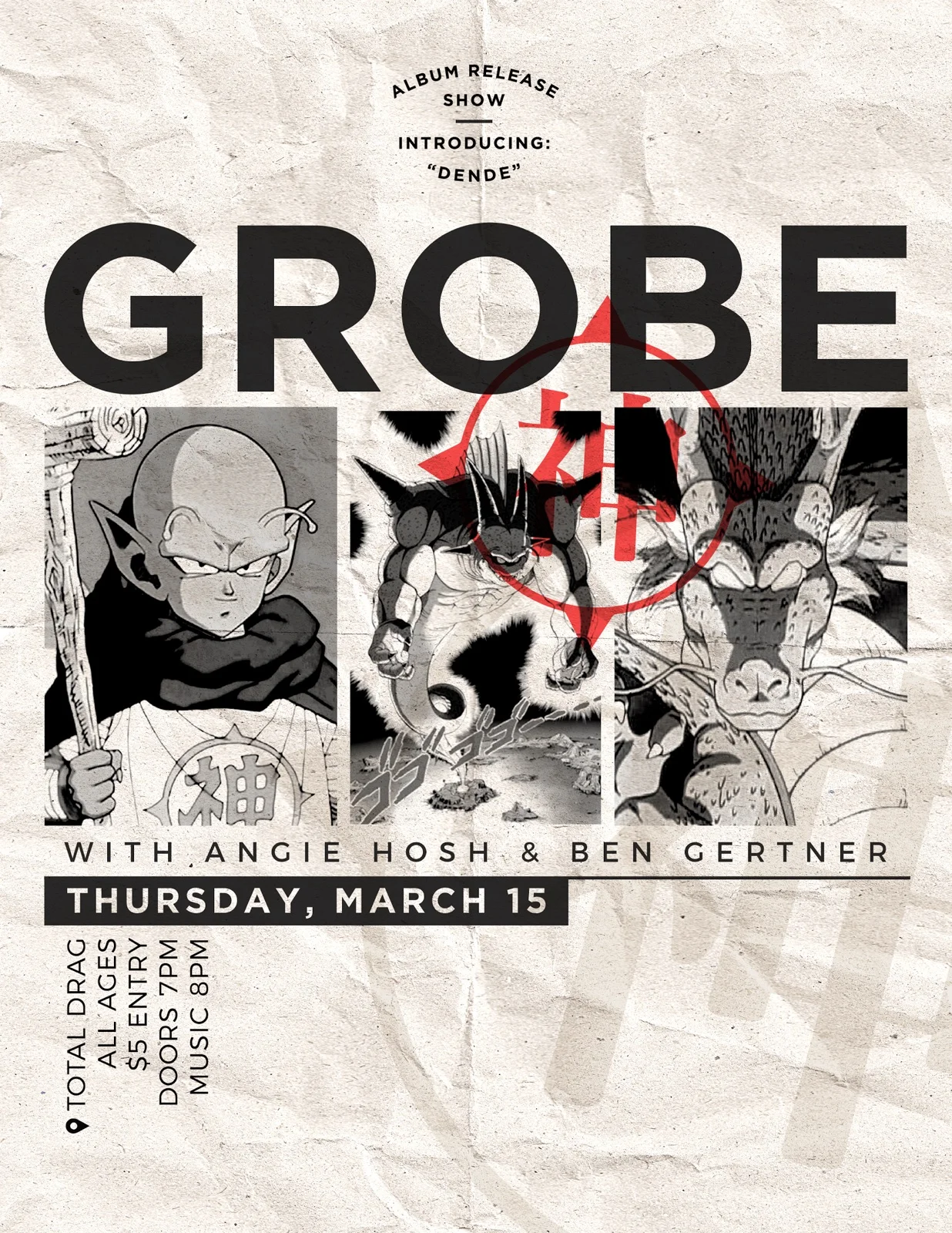 GROBE ALBUM RELEASE w/ ANGIE HOSH & BEN GERTNER