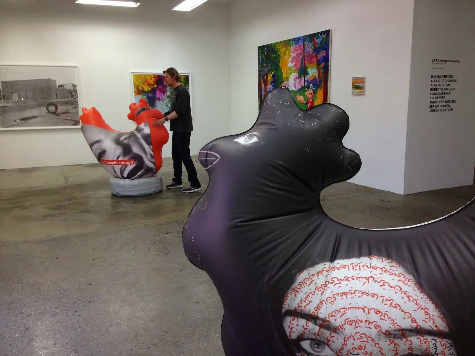 Shirin Neshat Chick at ART3 Gallery, NYC