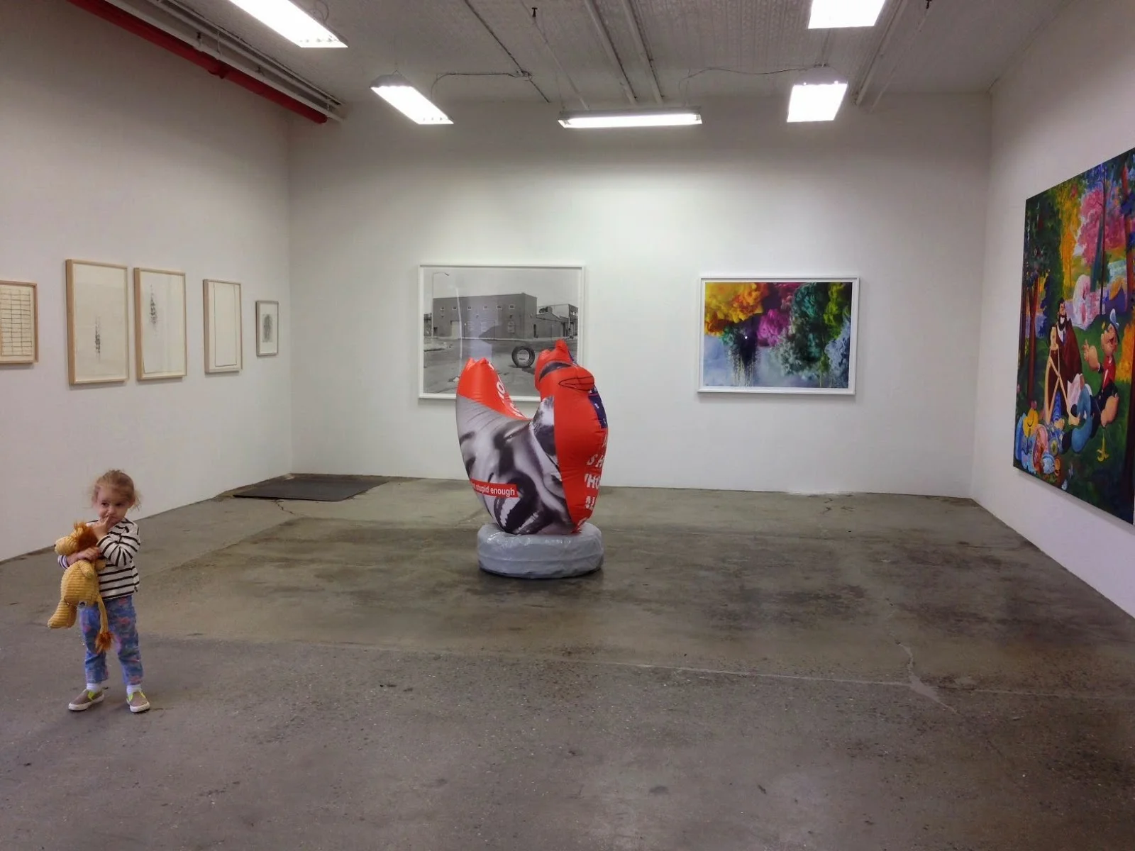 Barbara Kruger Chick at ART3 Gallery, NYC