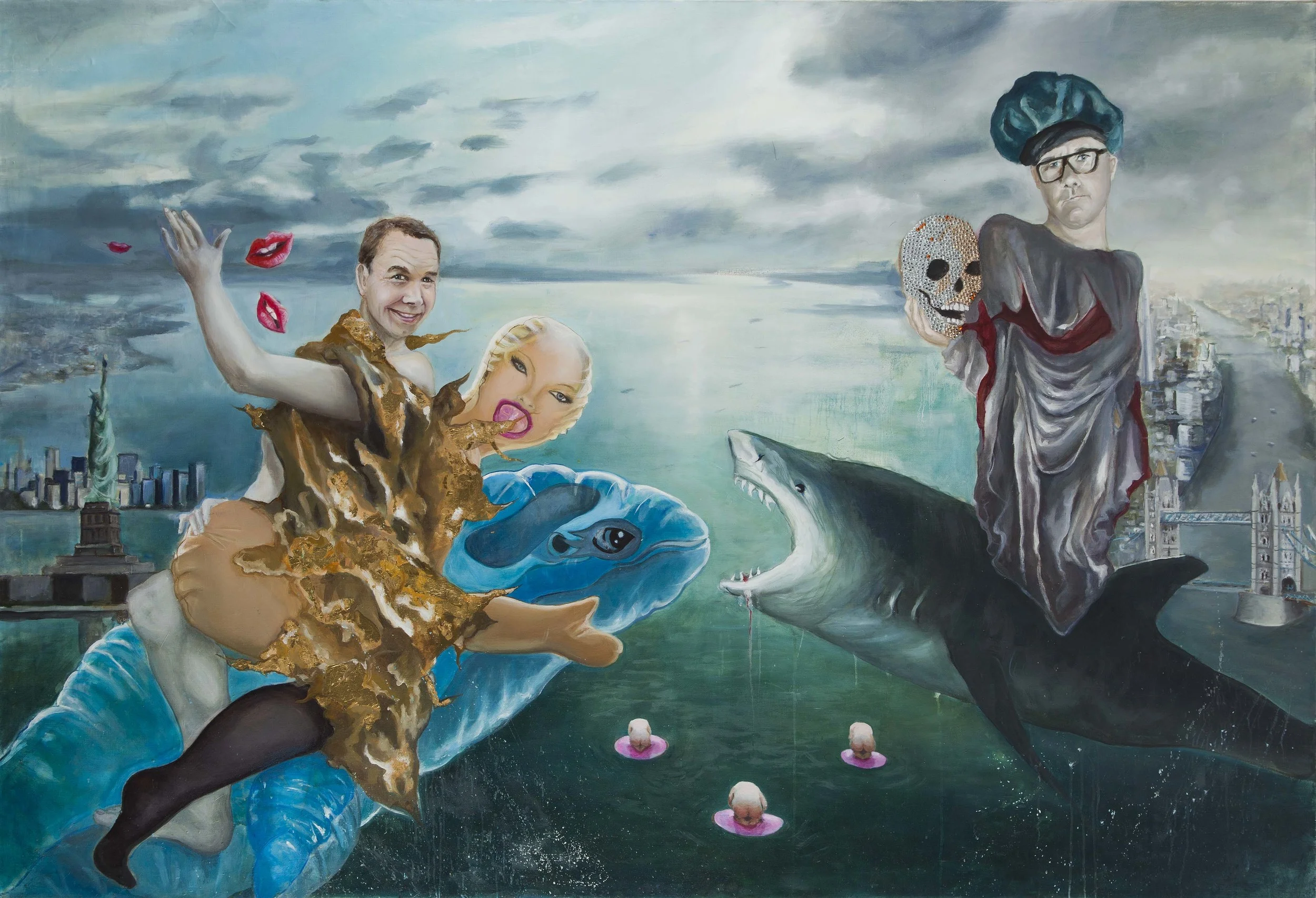 Jeff Koons & Damien Hirst share  the art market