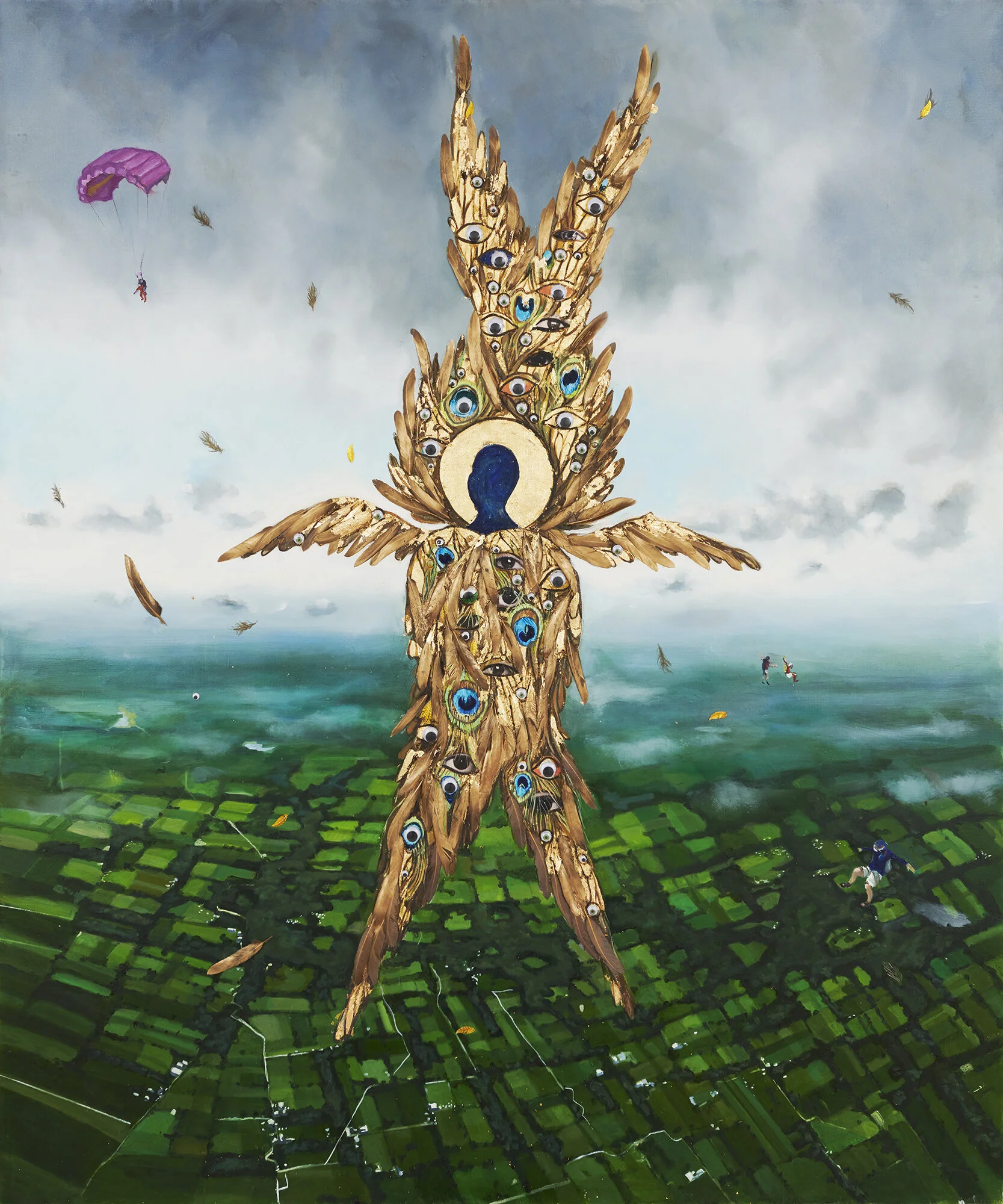 Seraph, oil on canvas, 180 x 150 cm