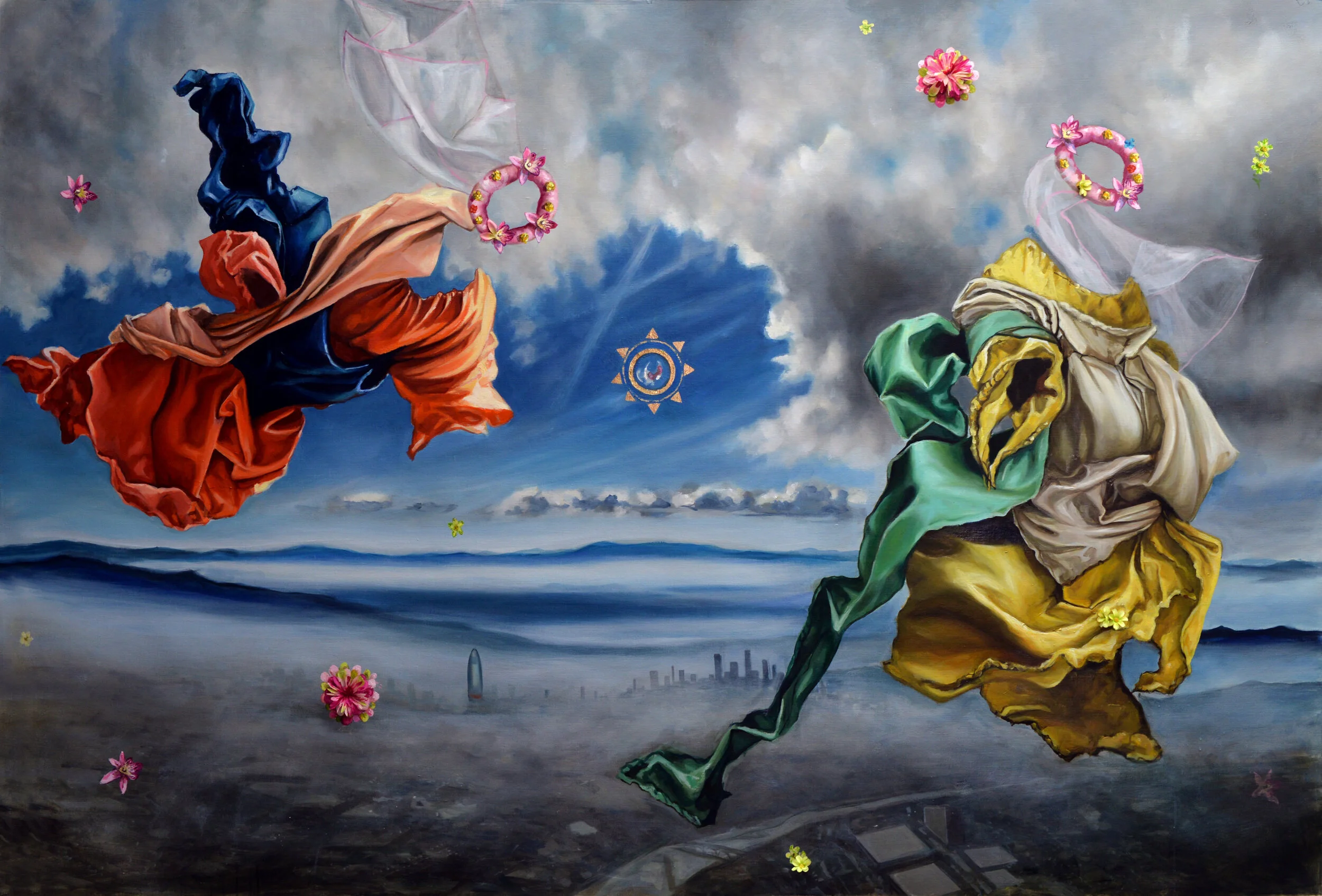 The story of a foreskin relic, oil on canvas, ,143 x 209 cm