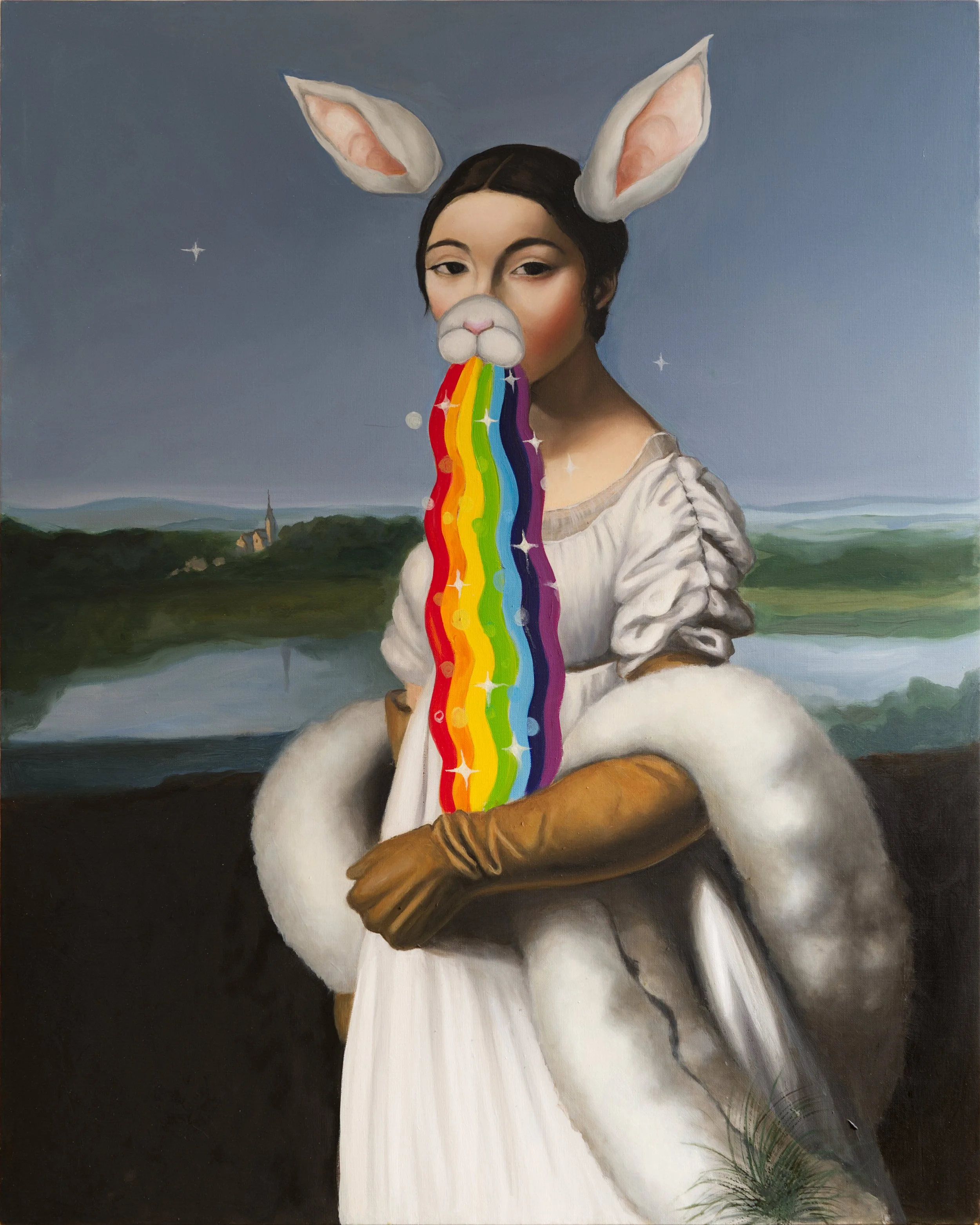 Portrait with filter