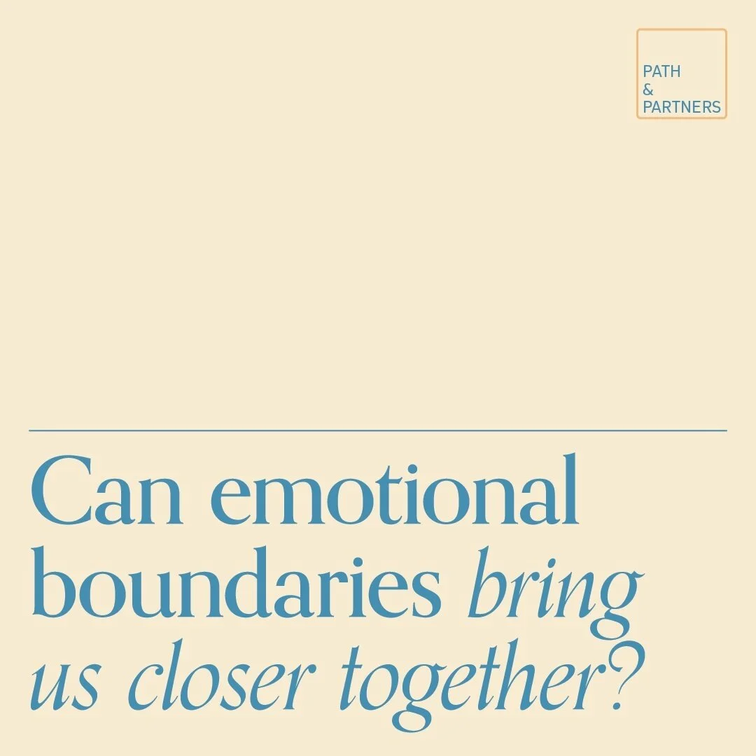 For me, emotional boundaries are not about keeping people away. The word &ldquo;boundary&rdquo; implies an absolute wall through which nothing can pass. This is fine for some things, but it&rsquo;s not how we work! Our relationships are more fluid an