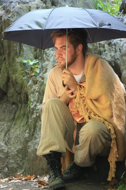Nate Miller as Benedick in "Much Ado About Nothing" w/ Boomerang Theatre Co.