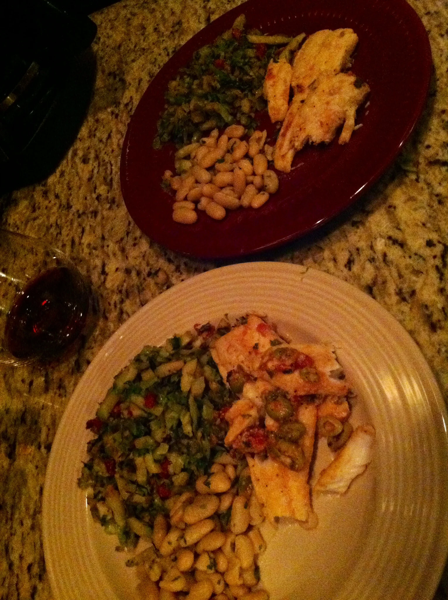 Vera Cruz Fish and Brussels Sprouts Weight Loss Dinner