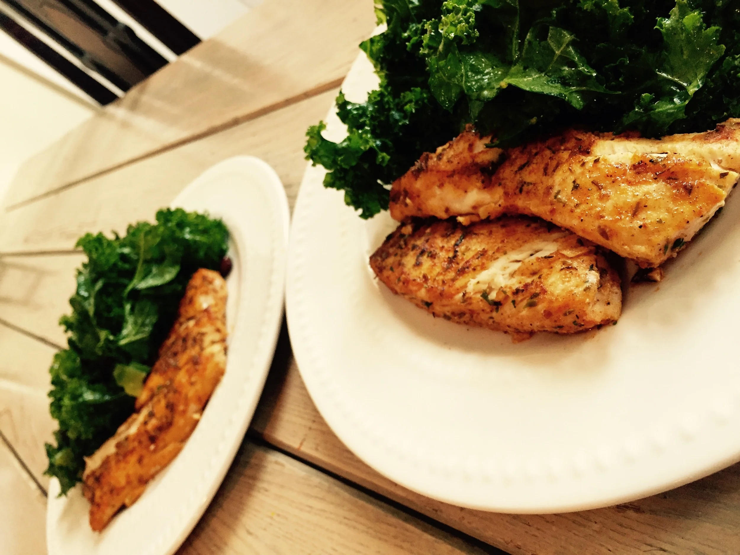 Weight Loss Recipe: Blackened Mahi with a Southwestern Kale Salad