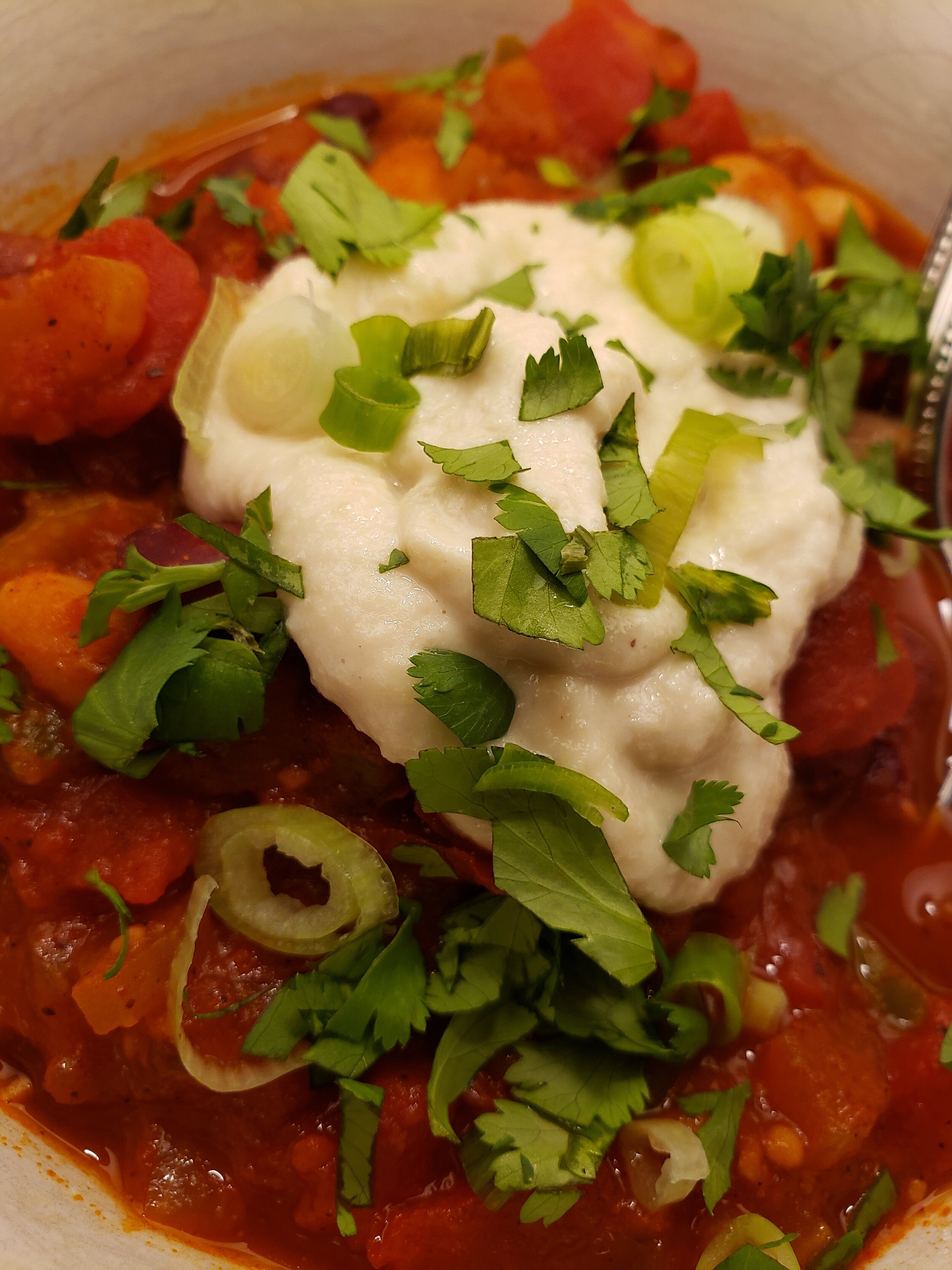 Vegan Chili With Homemade Sour Cream Recipe Weight Loss Personal Trainer In Chicago Illinois West Loop