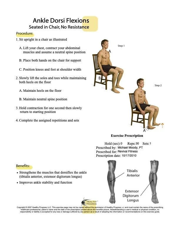 Injury Prevention Lower Limb Program (for Shin Splints, Tight Calves