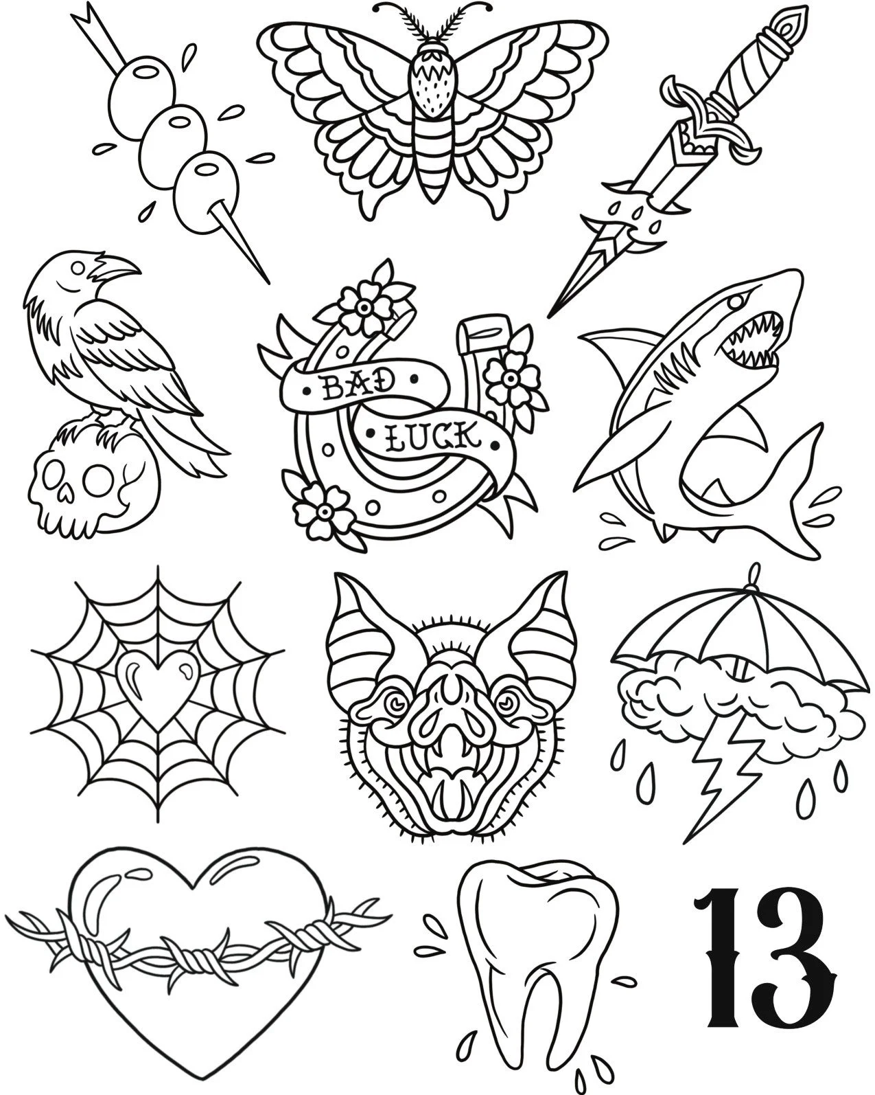 Our Friday the 13th flash day is on! $75 black and gray or $100 color arms and legs only. We accept cash or card. Hope ro see you all here!