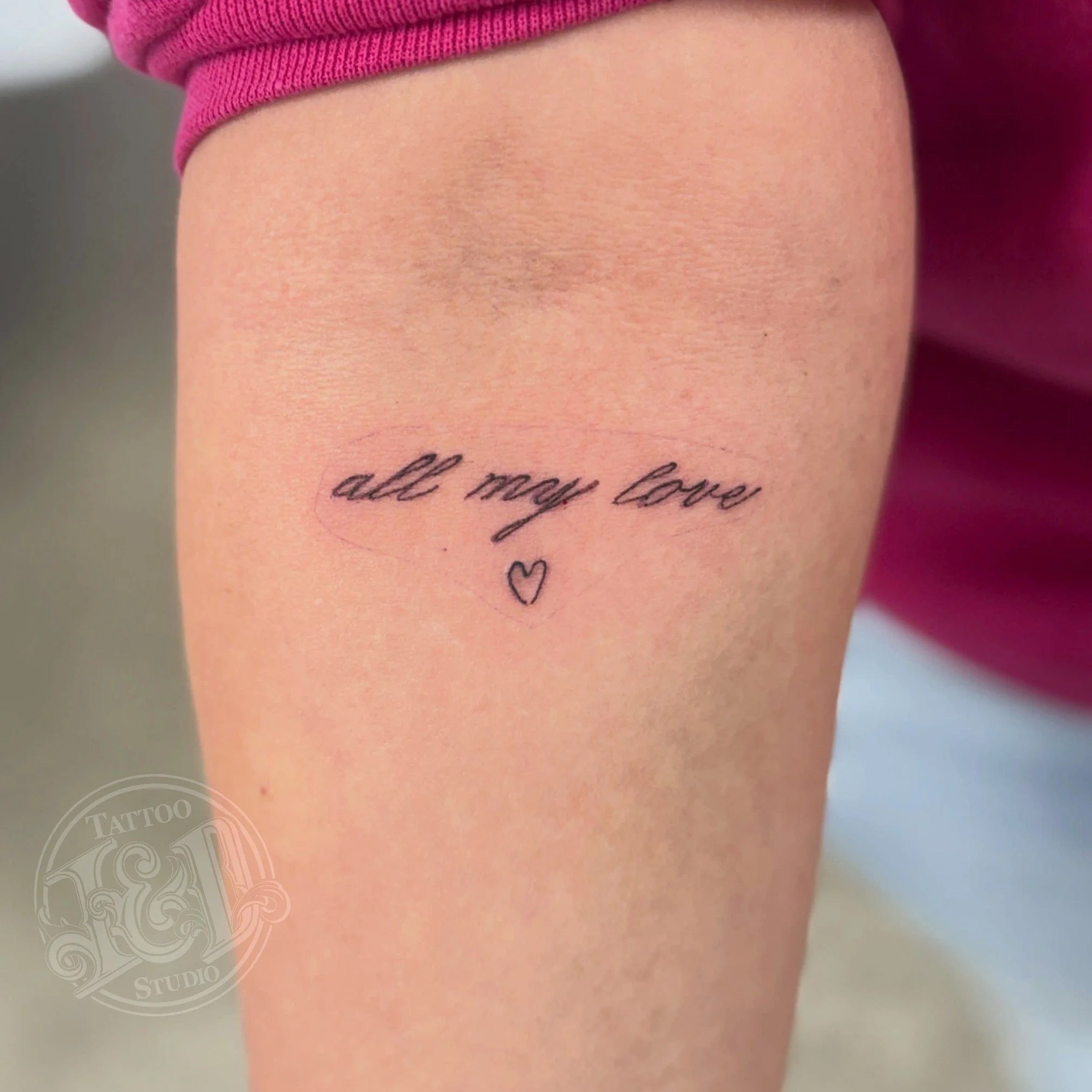 Some delicate lettering by @jessicawilhelm stop in and see us for all your fine line needs! #lettering #fineline #finelinetattoo #scripttattoo #inkanddestroy #tattoo