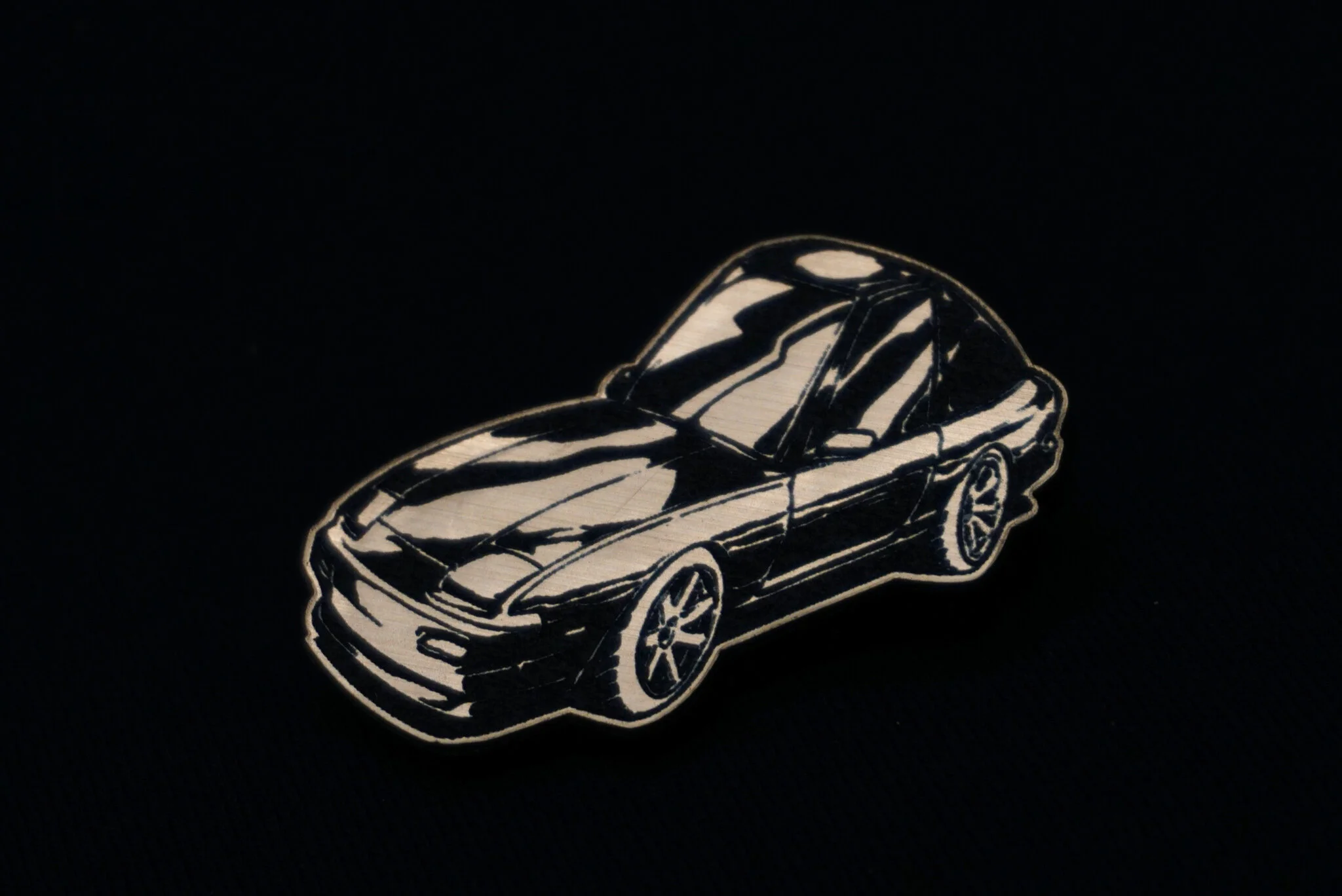 Chibi 240SX Pin Gold