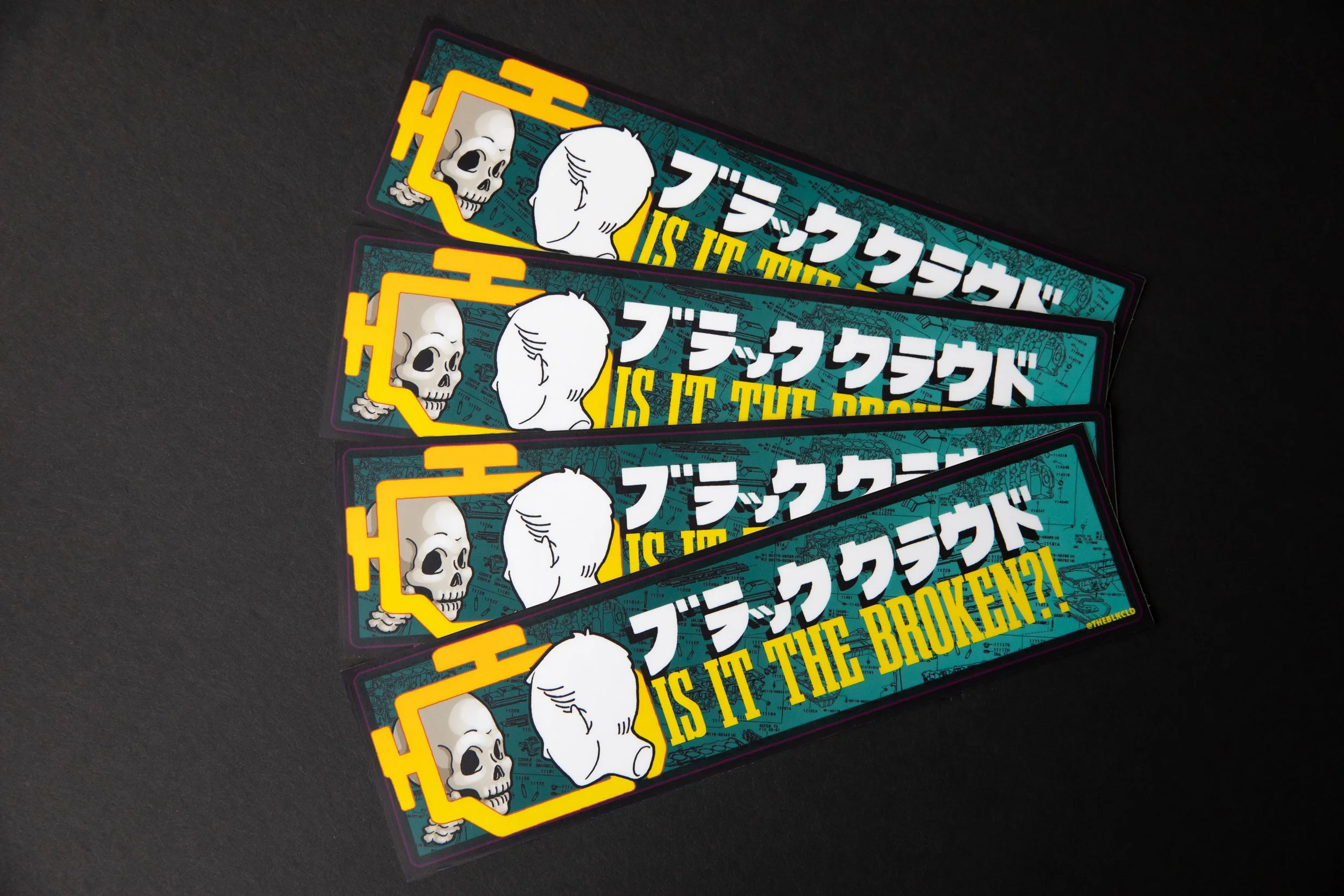 Dead Engine Light Vinyl Sticker