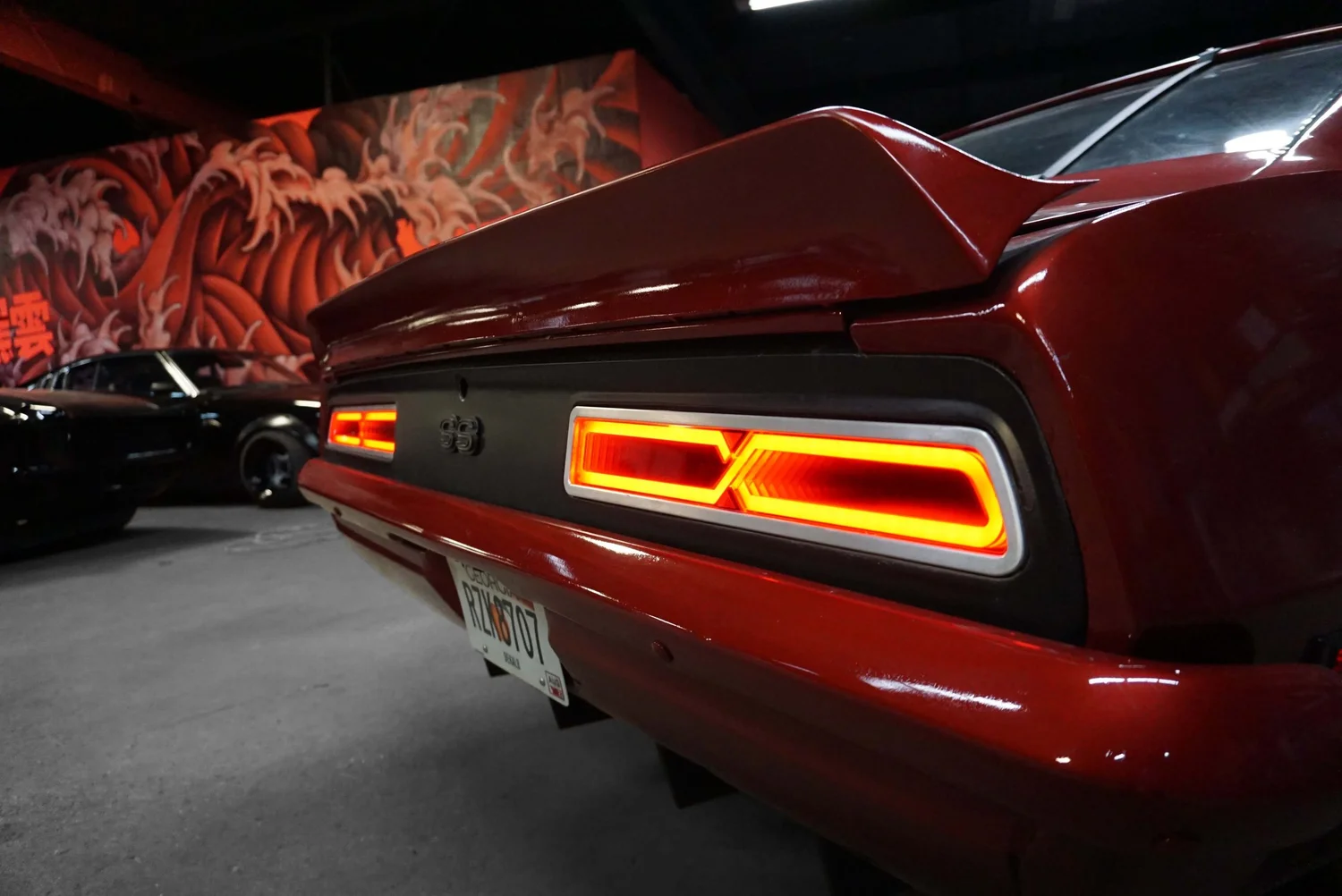 69 Camaro Vengeance LED Infinity Tail Lights — Black Cloud Battalion