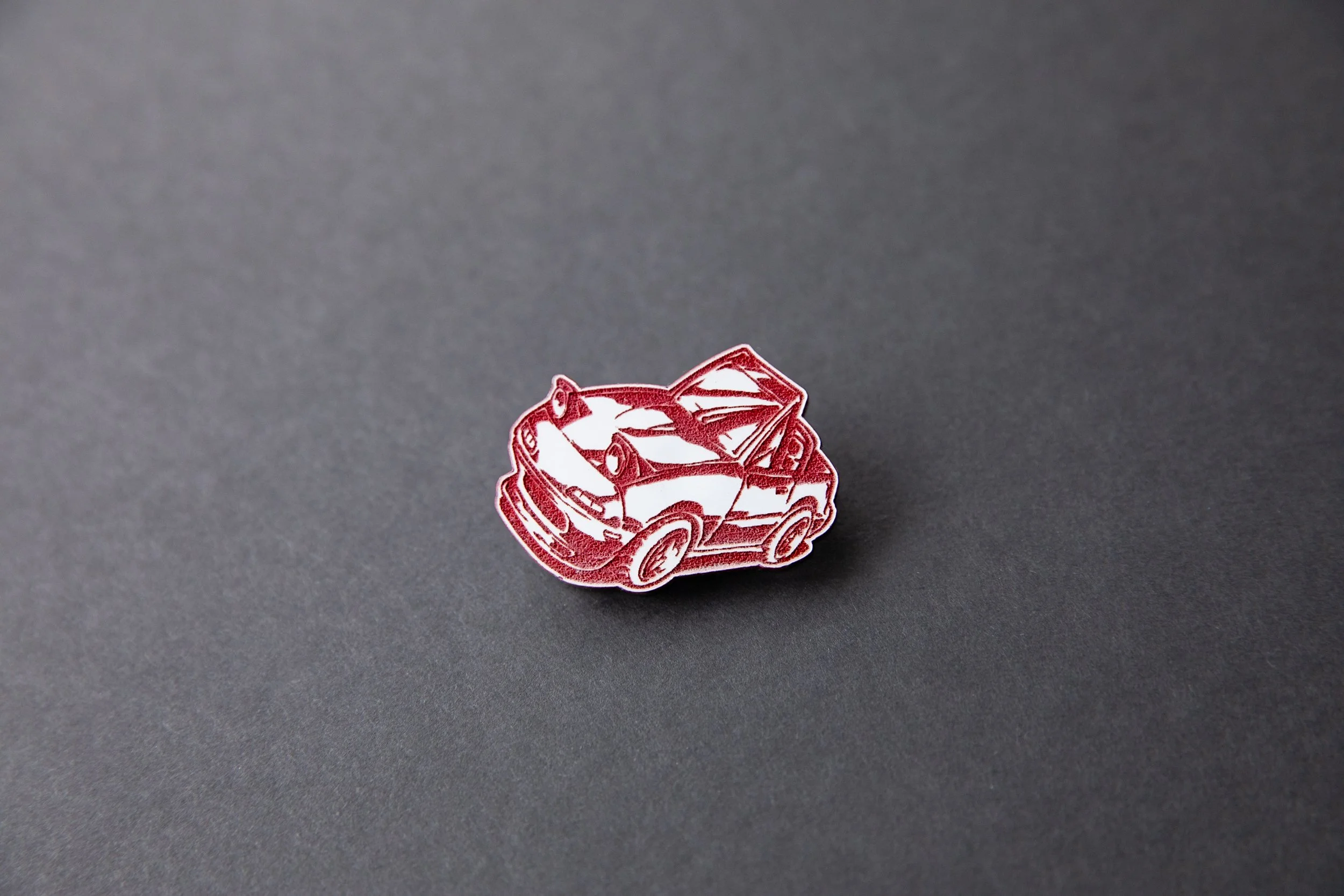 Red Chibi Miata Pin