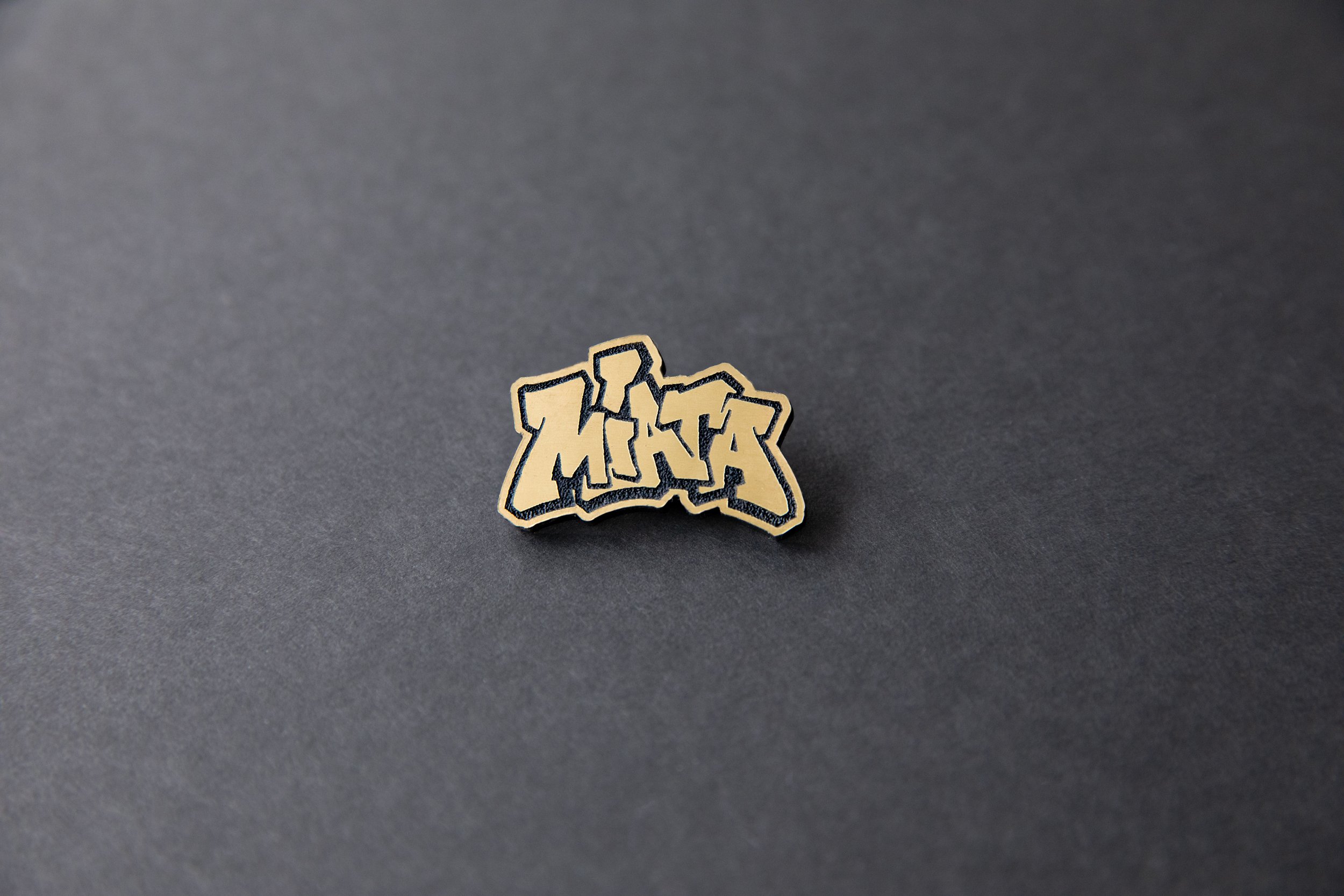 Gold Mazda Miata Pin