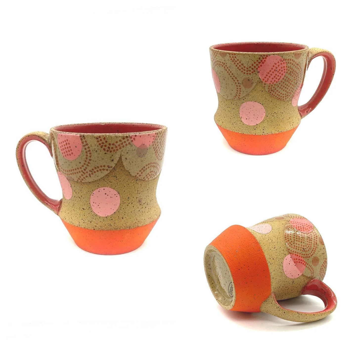 Our KC Urban Potters / Art Axis online pop-up fundraiser is live! 🎉I have this orangy pink mug 🩷🧡 available along with a handful of awesome pieces from @kcurbanpotters members. Check it out! @artaxis 

https://shopartaxis.org/collections/kc-urban-