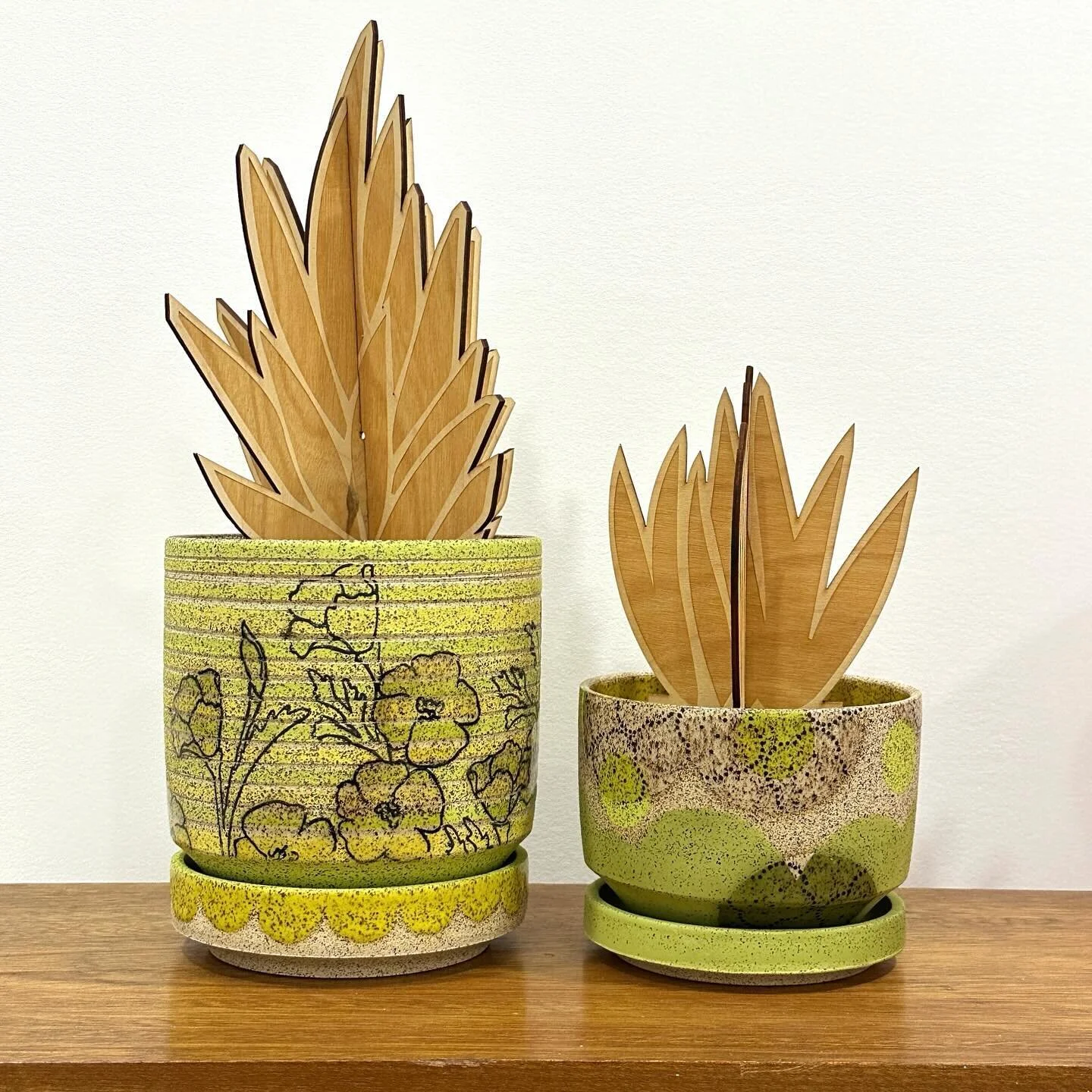 KC Urban Potters Small Business Saturday online shop update is LIVE! 🎉 check out the available pots from our core members! @kcurbanpotters 
I have a handful of mugs available and these two planters. 💚

Next Saturday, Dec 2nd 10-5 in KC, we will be 