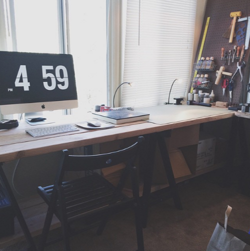 Our brand new work desk!